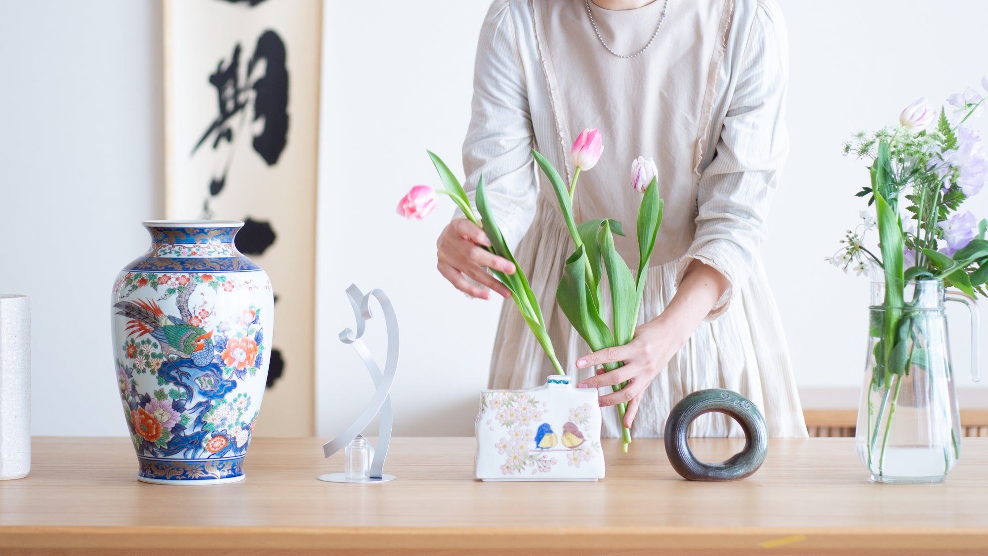 Japanese Vases for Spring