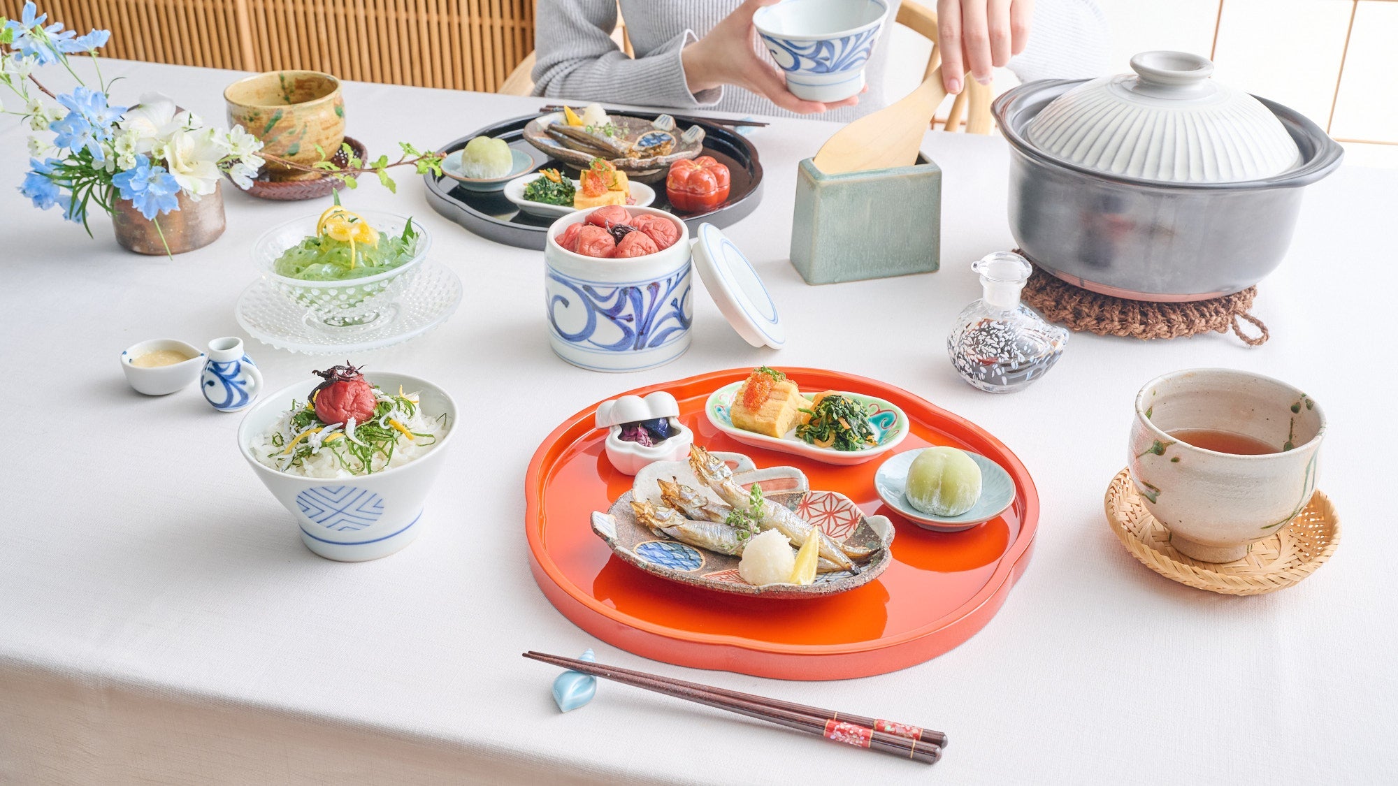 Blossom-Kissed Table with a Taste of Plum