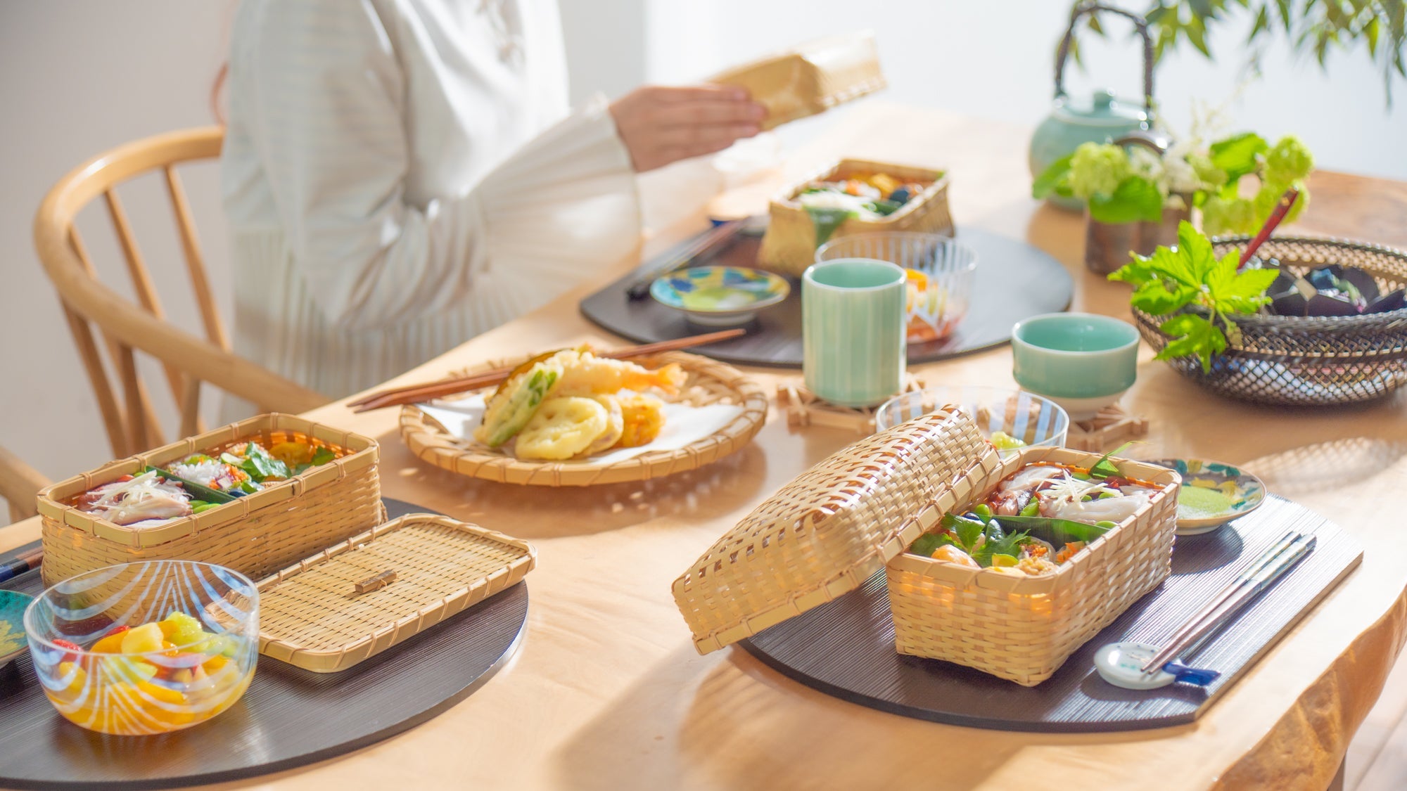 Stacked for Summer: Bento in Bamboo