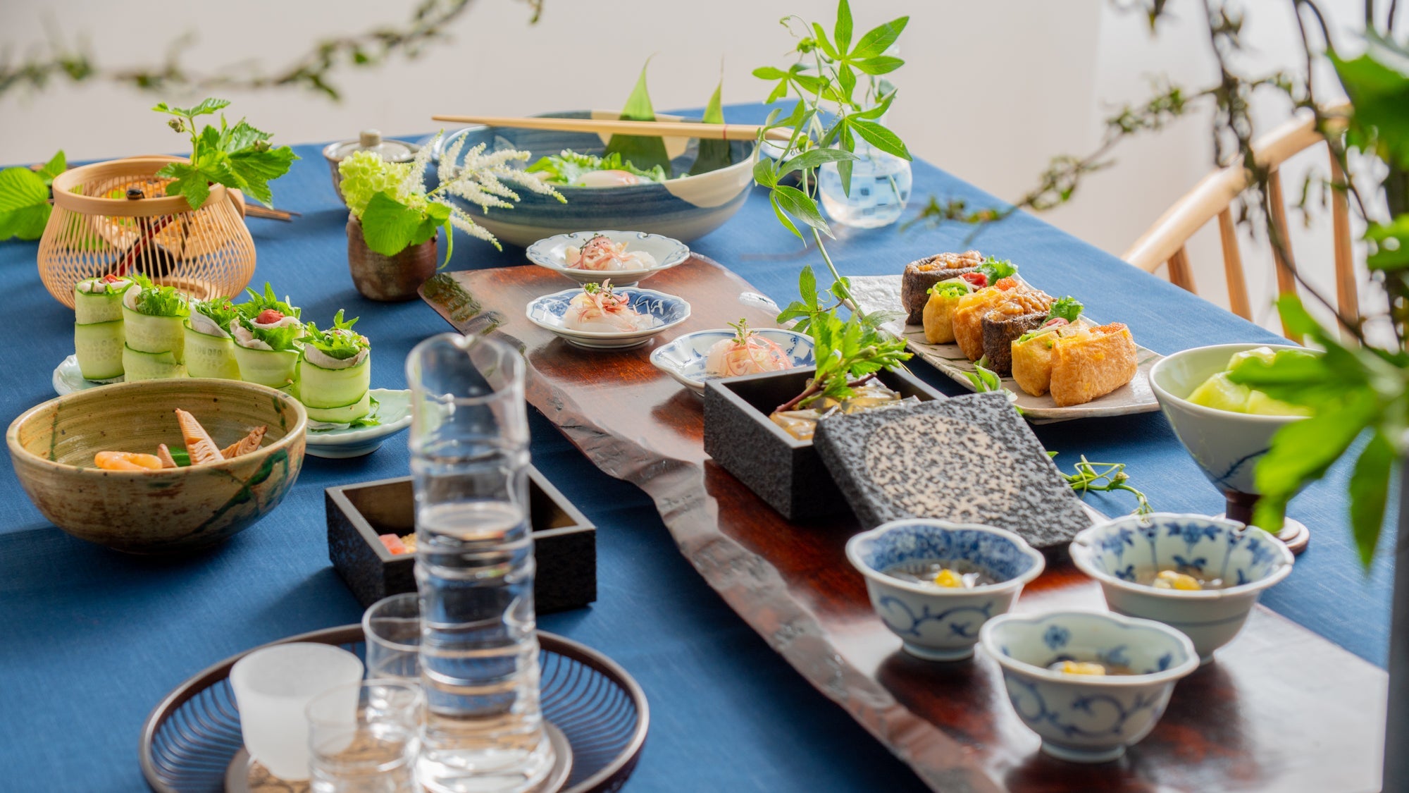 Bright Bites: Summer in Blue-and-White