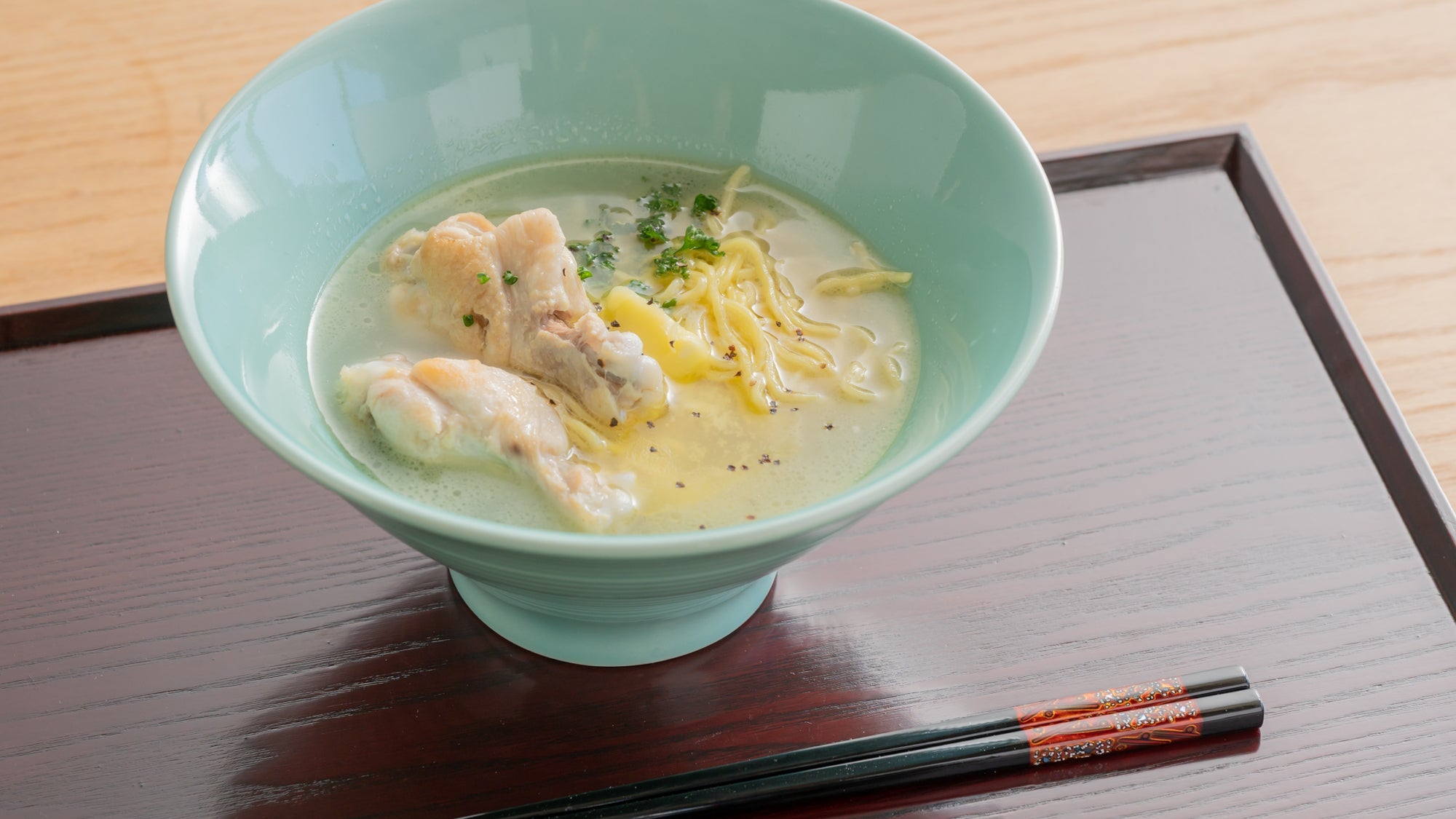 Akari's Recipe: Salt and Ginger Ramen with Chicken Drumette Broth