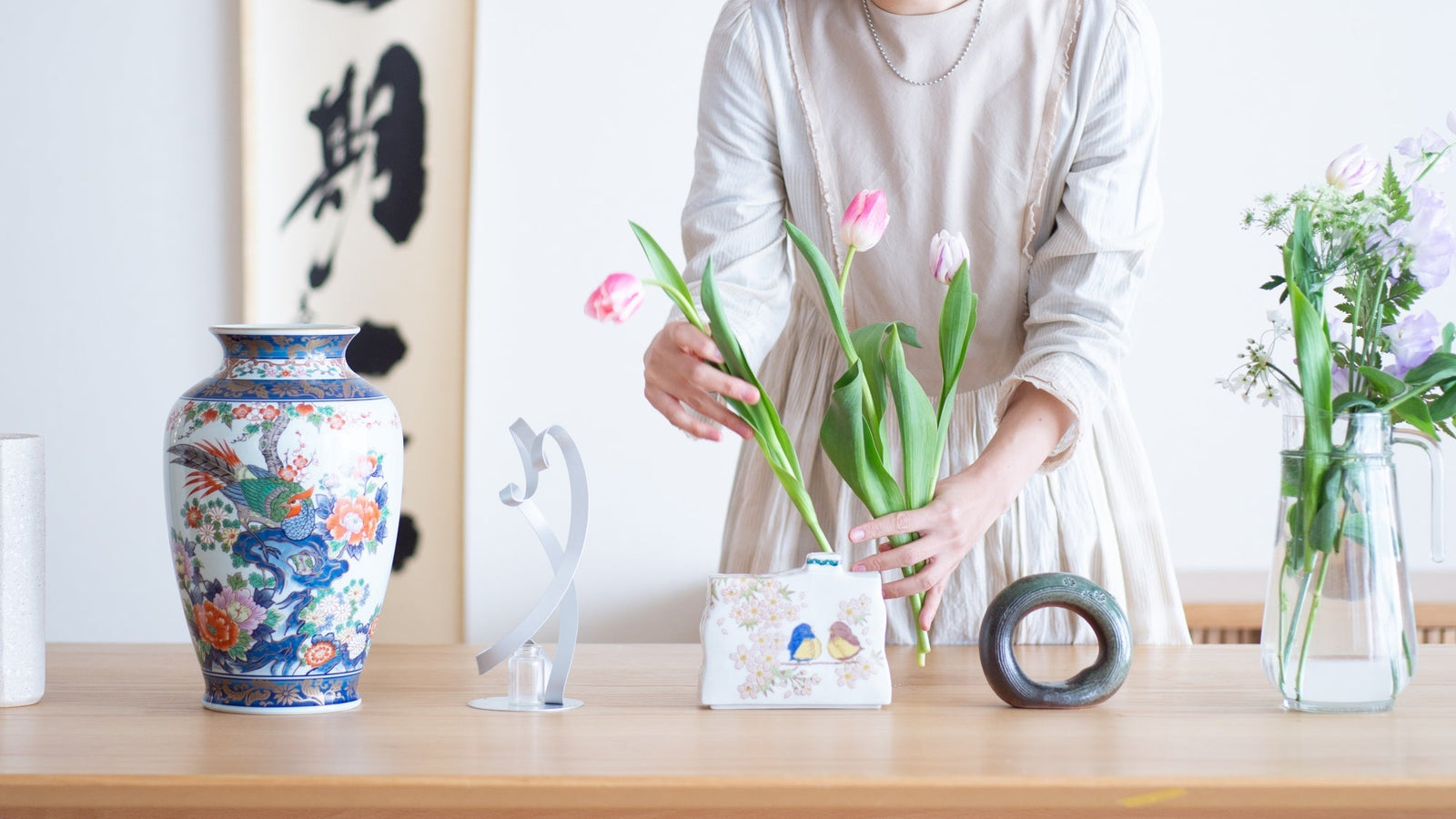 Japanese Vases for Spring