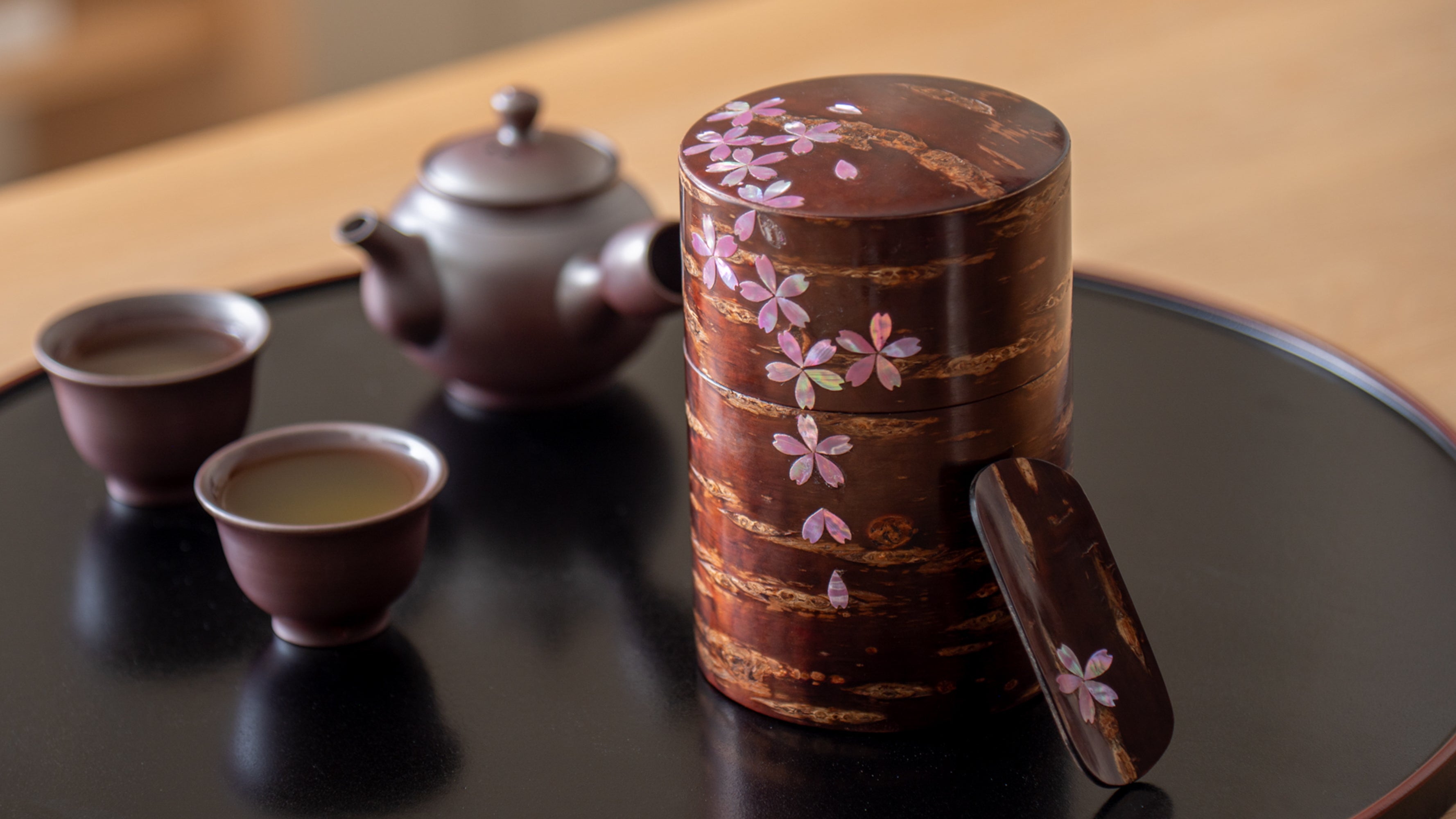 Japanese Tea Canisters & Chasaji Teaspoons