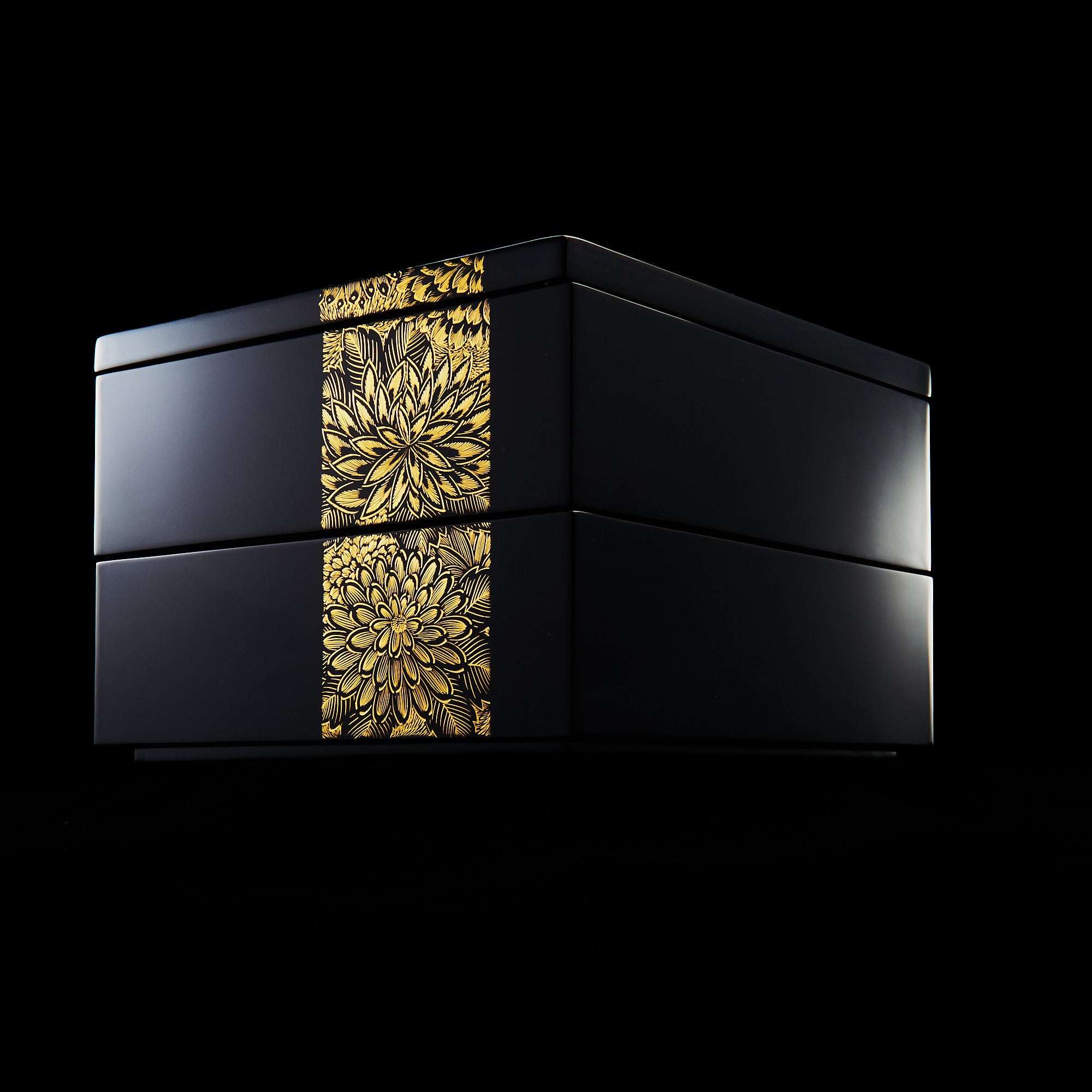 Moon and Chrysanthemum Jubako Bento Box