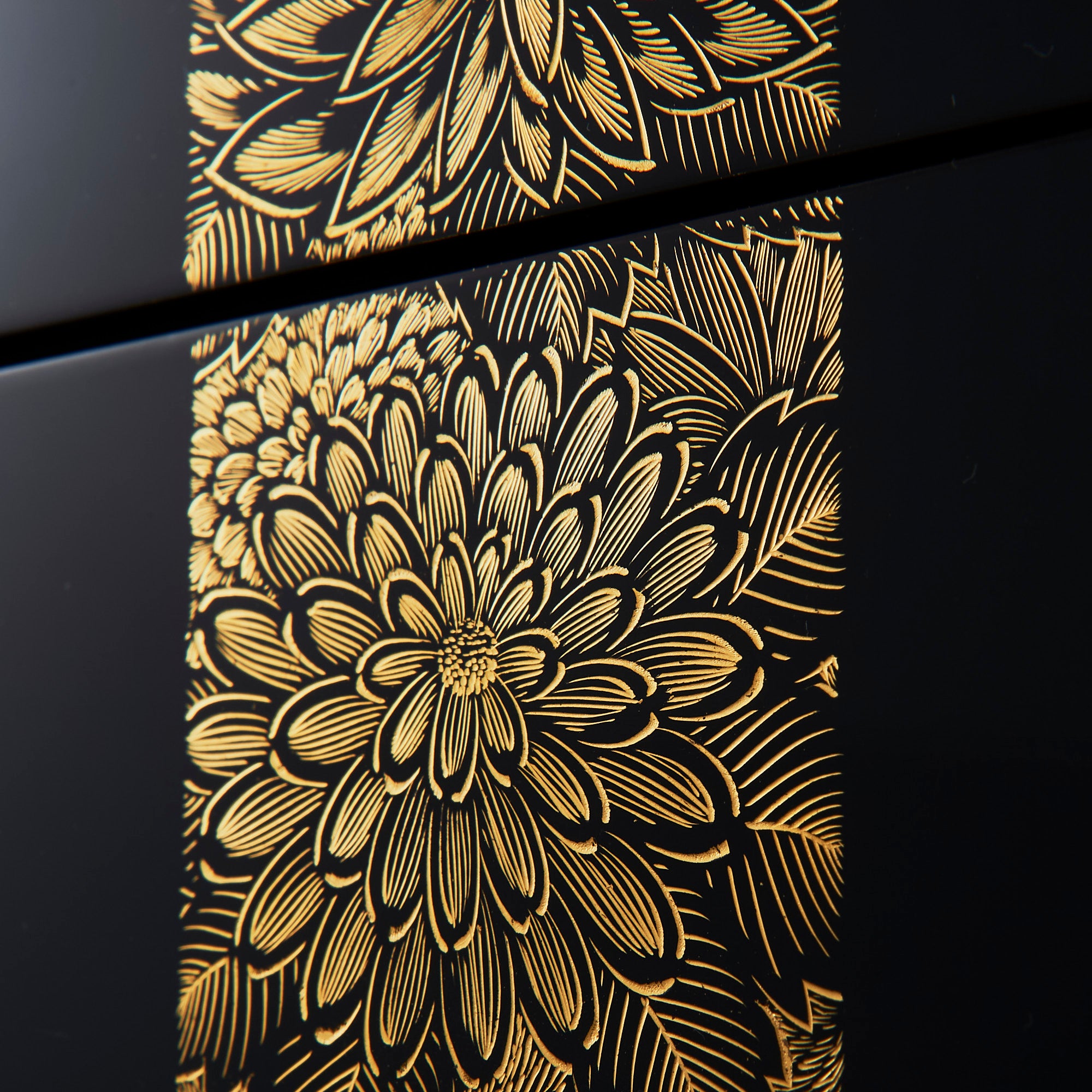 Moon and Chrysanthemum Jubako Bento Box