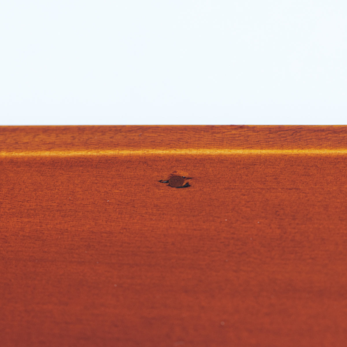 Golden Amber Double-Rim Rectangular Tray