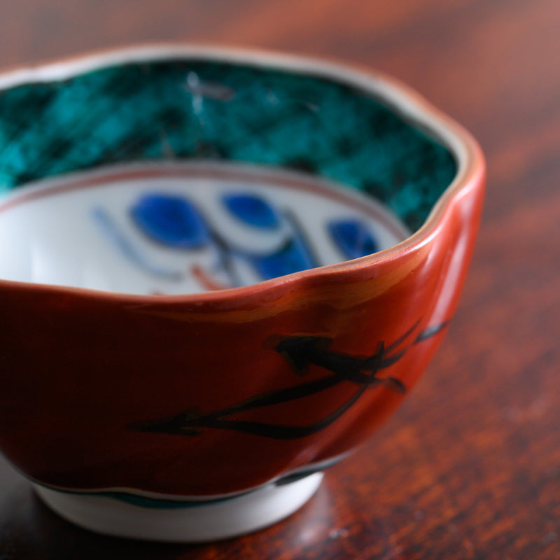 Mitsui Tamekichi Plum-Shaped Dragon Guinomi Sake Cup