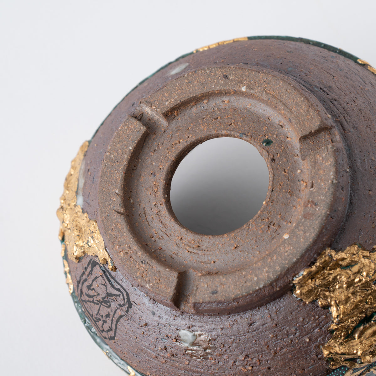 Gold Plum Round Plant Pot