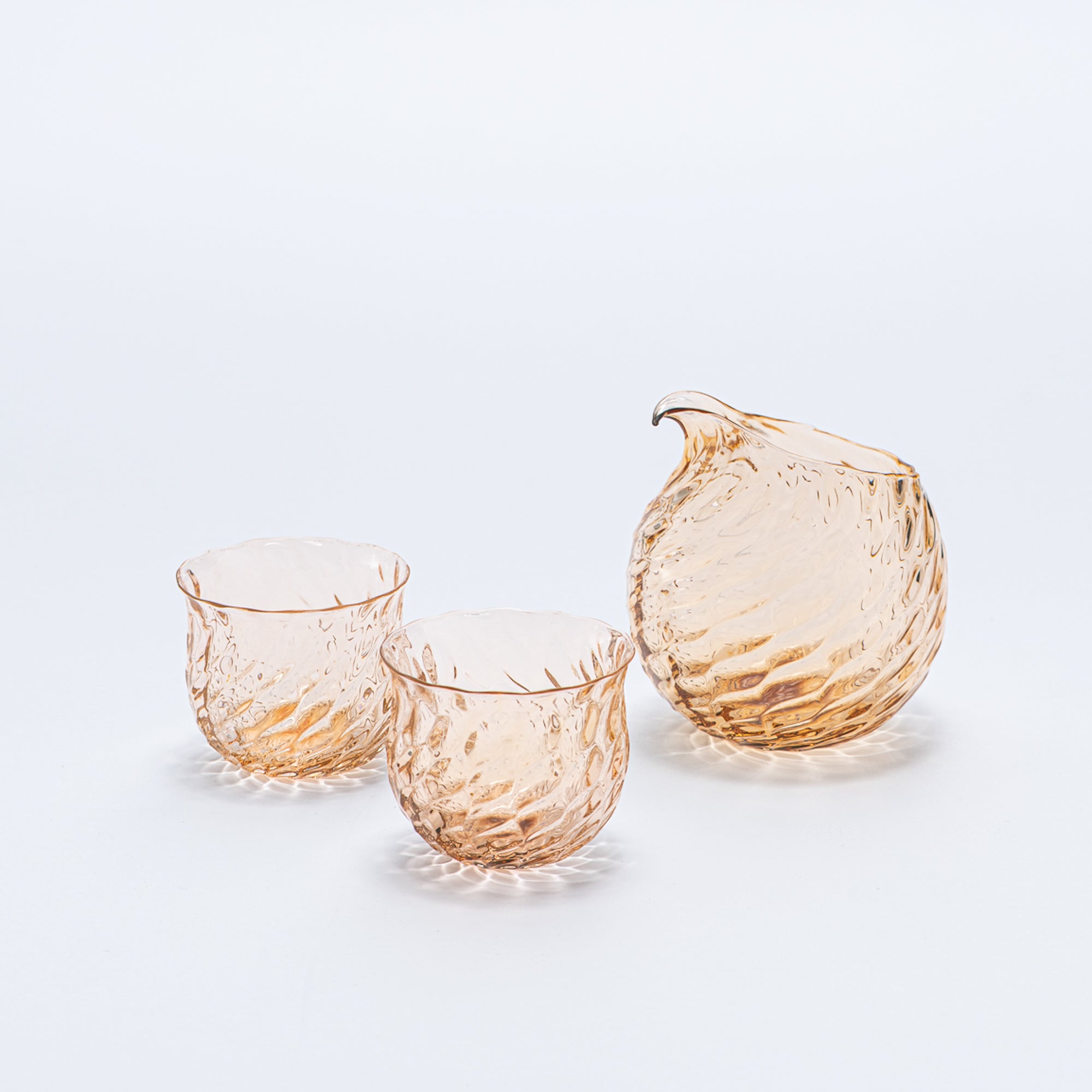 Amber Uroko Sake Set