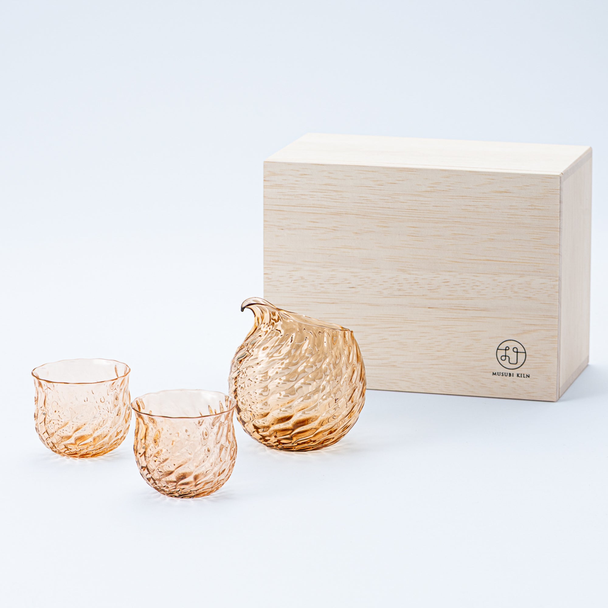 Amber Uroko Sake Set