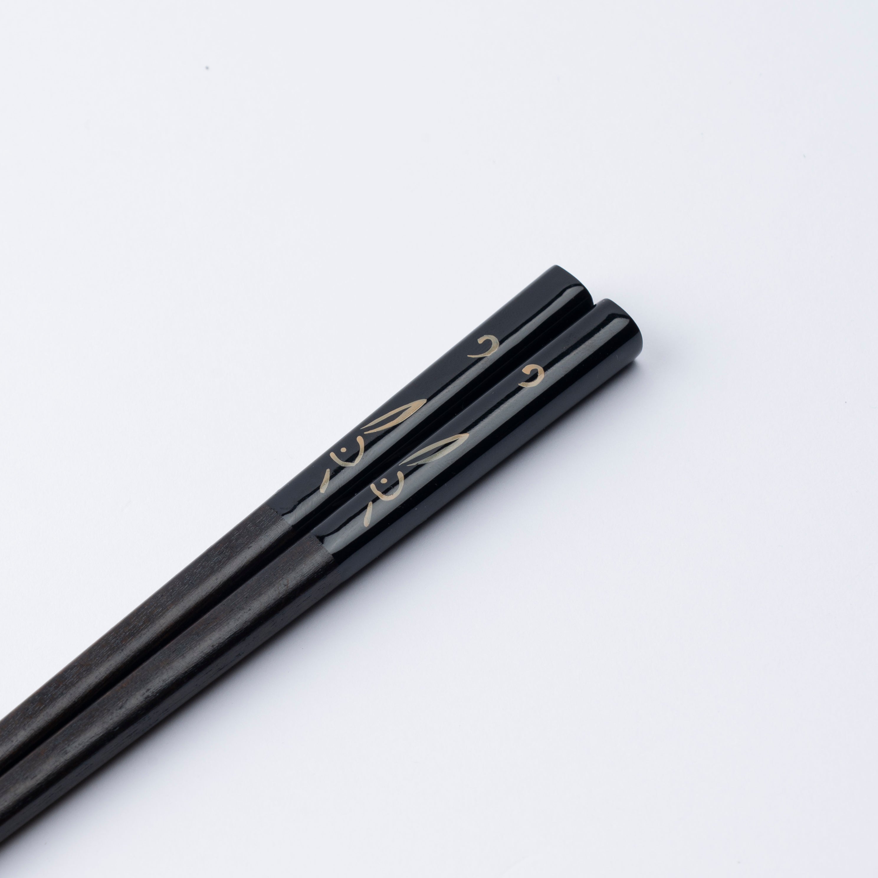 Golden Rabbit Chopsticks Pair Set