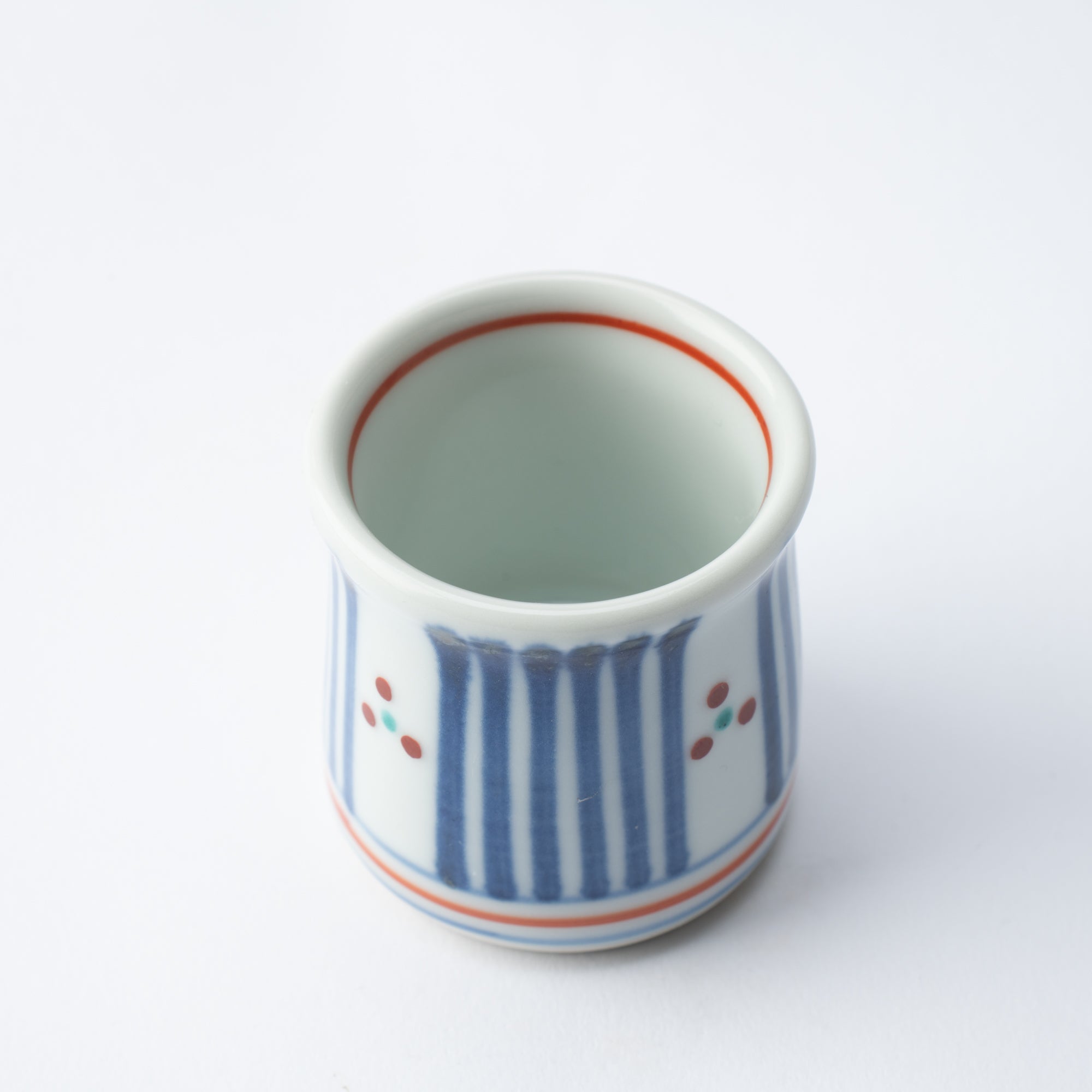 Blue and Red Lines Toothpick Holder