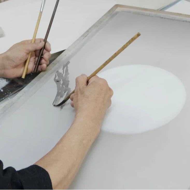 Plum Blossoms Under the Moon Kakejiku Hanging Scroll