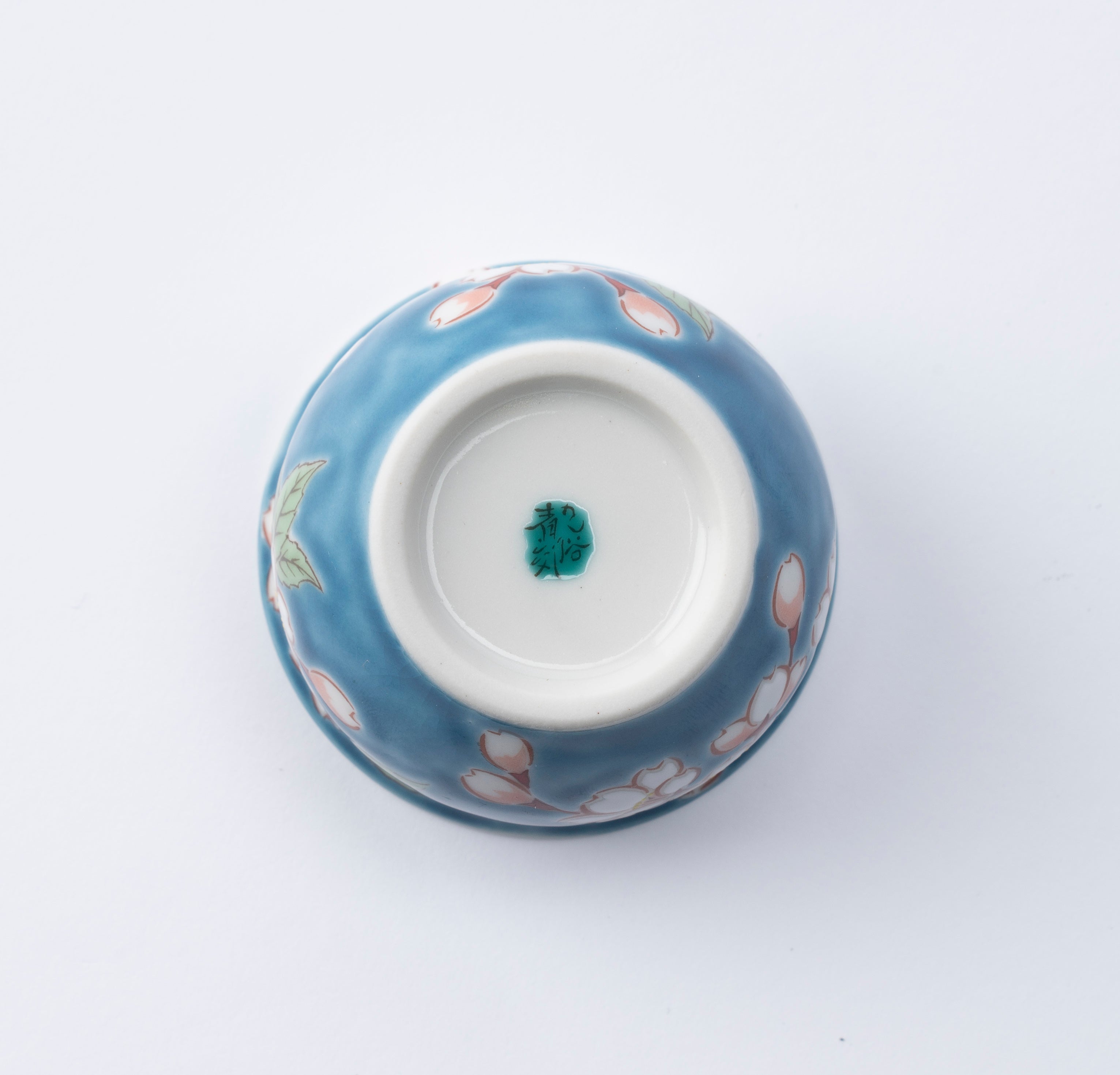 Juego de tazas de sake Ochoko con flores de temporada
