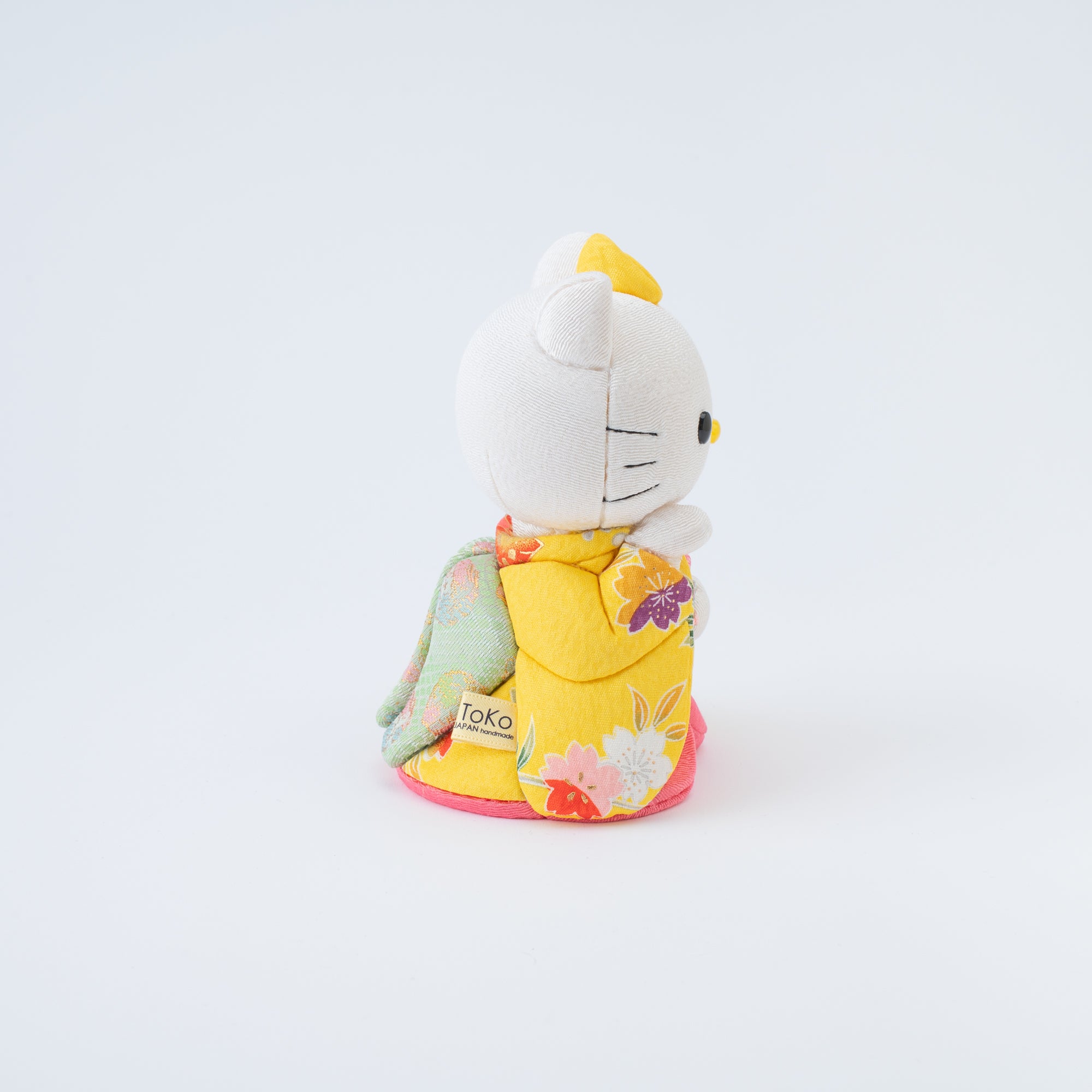 Yellow Maiko Styled Hello Kitty Lucky Cat