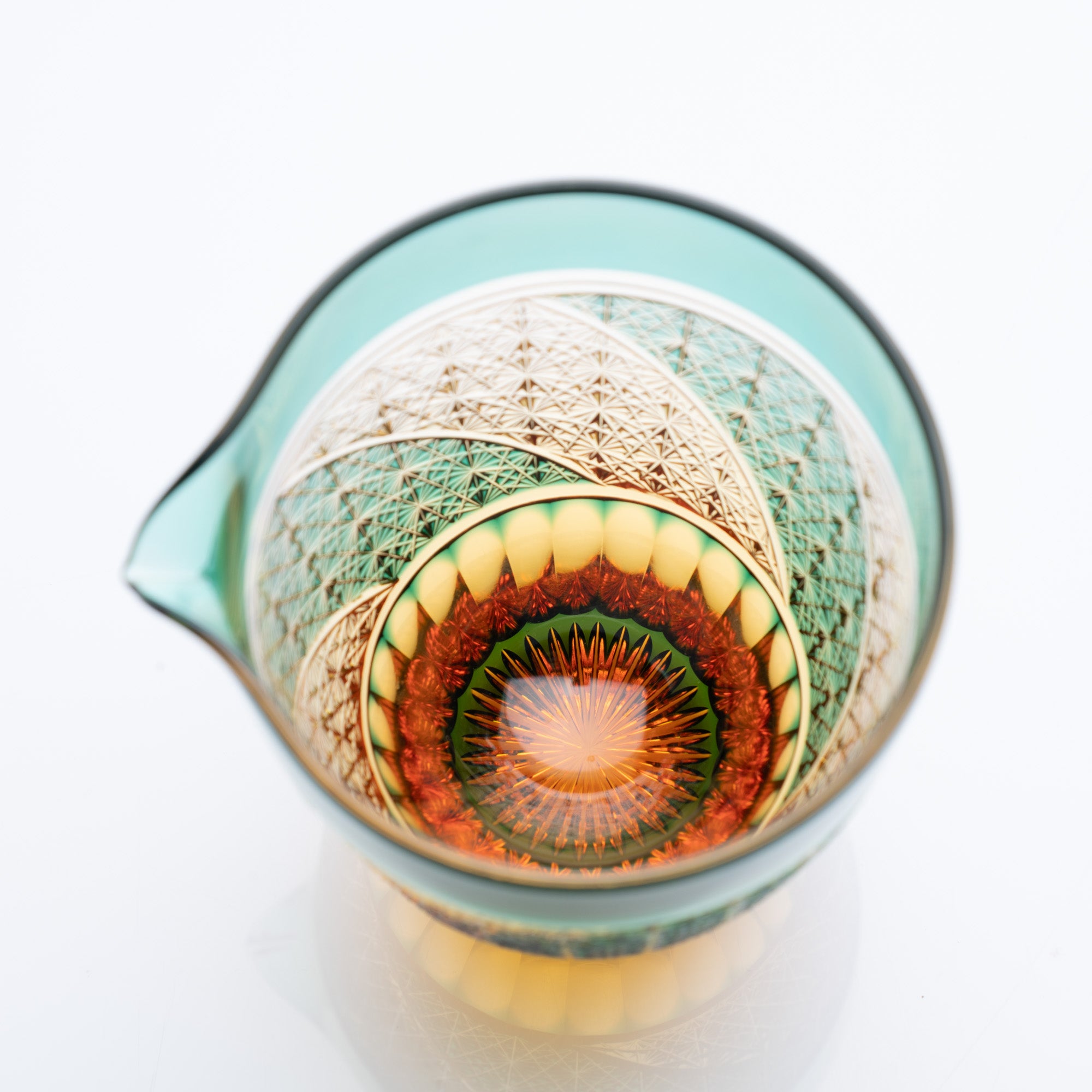 Amber Katakuchi Sake Carafe