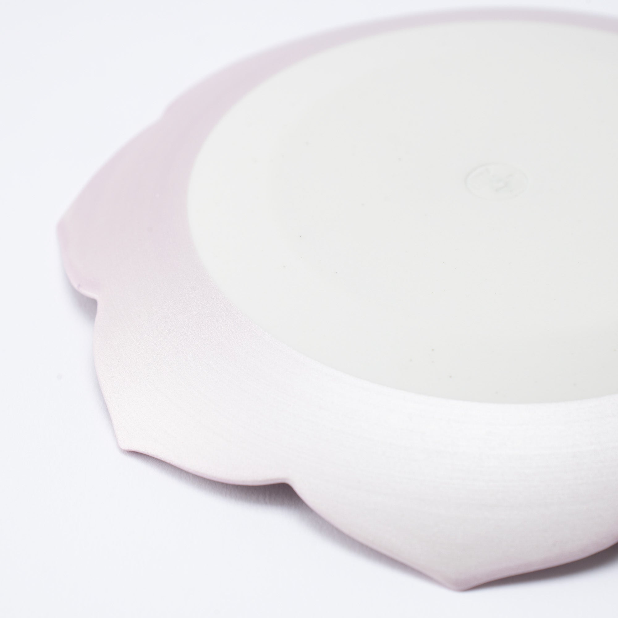 Soft Pink Balloon Flower Side Plate