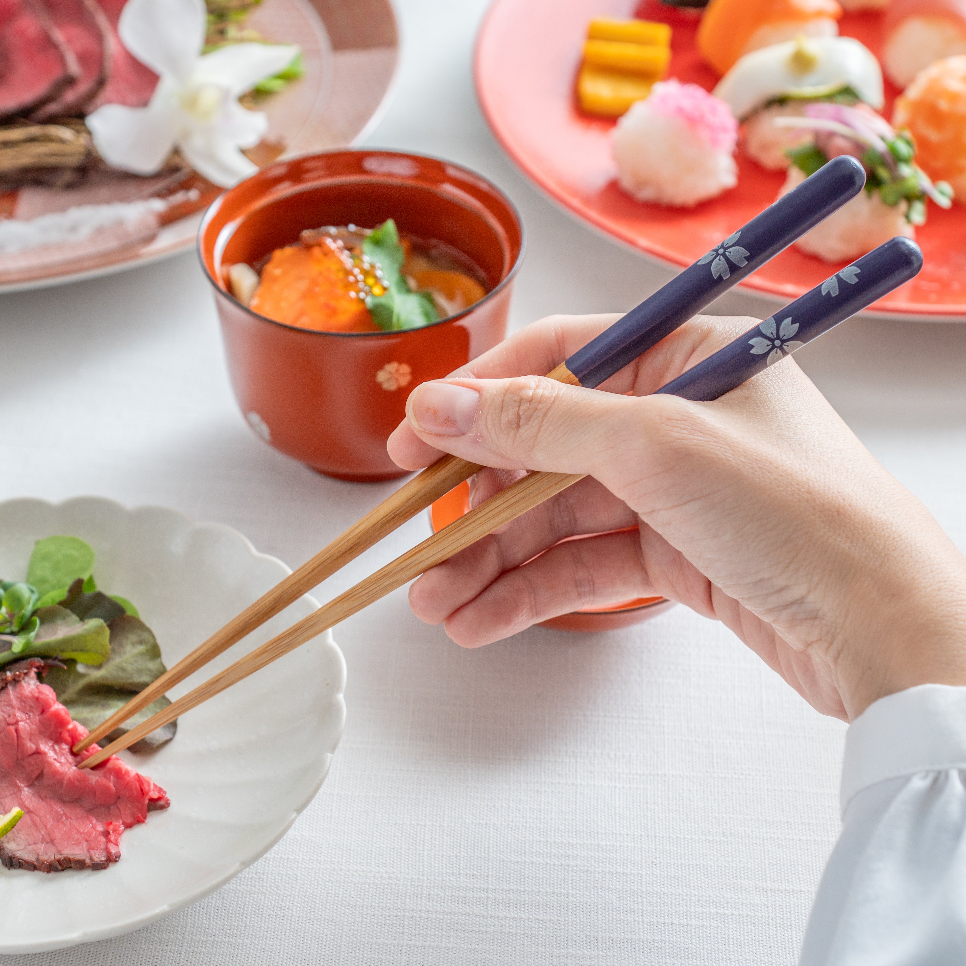 Yamachiku Nagomi Bamboo Reusable Chopsticks 23 ㎝ / 9.1 in