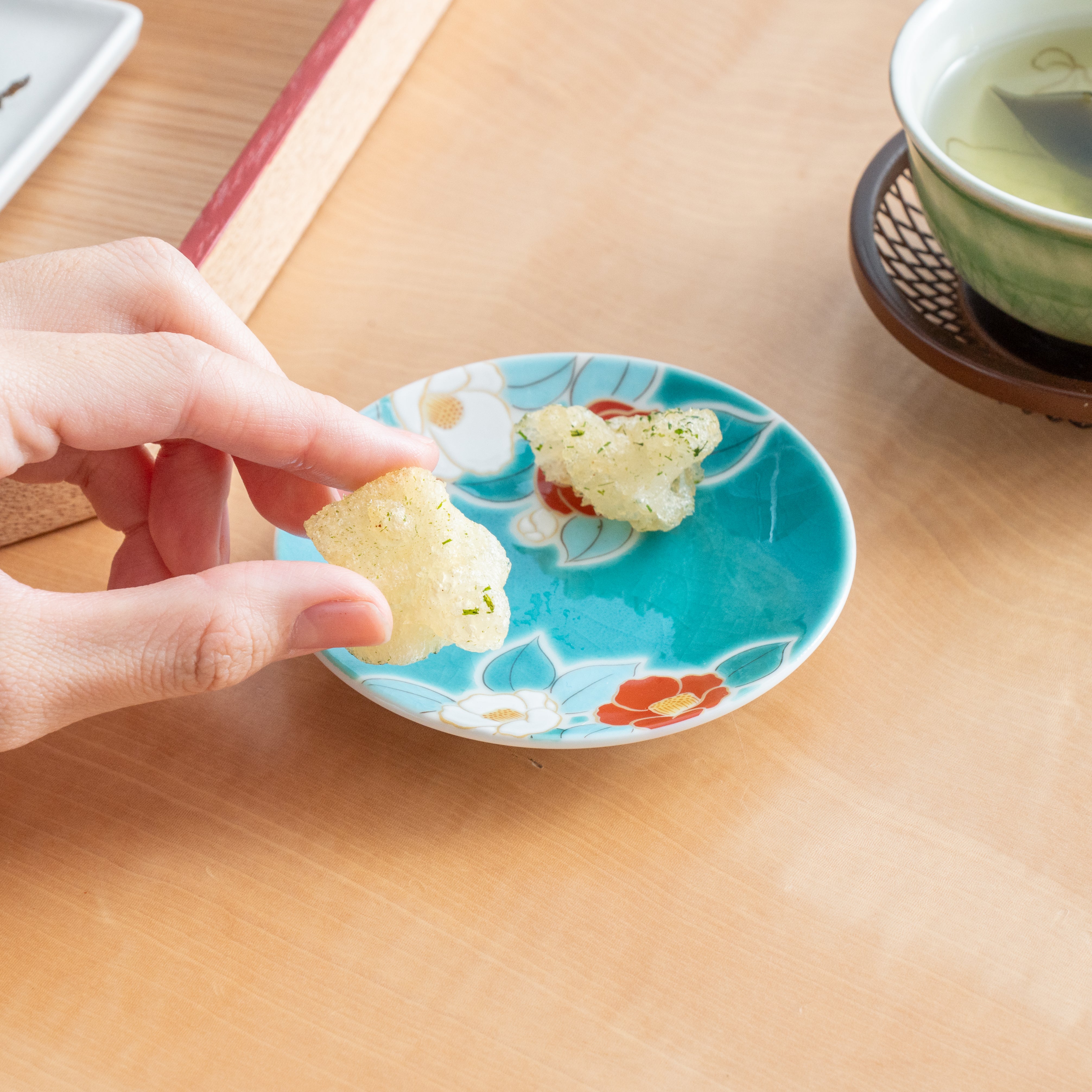 Seasonal Flowers Sauce Plate Set