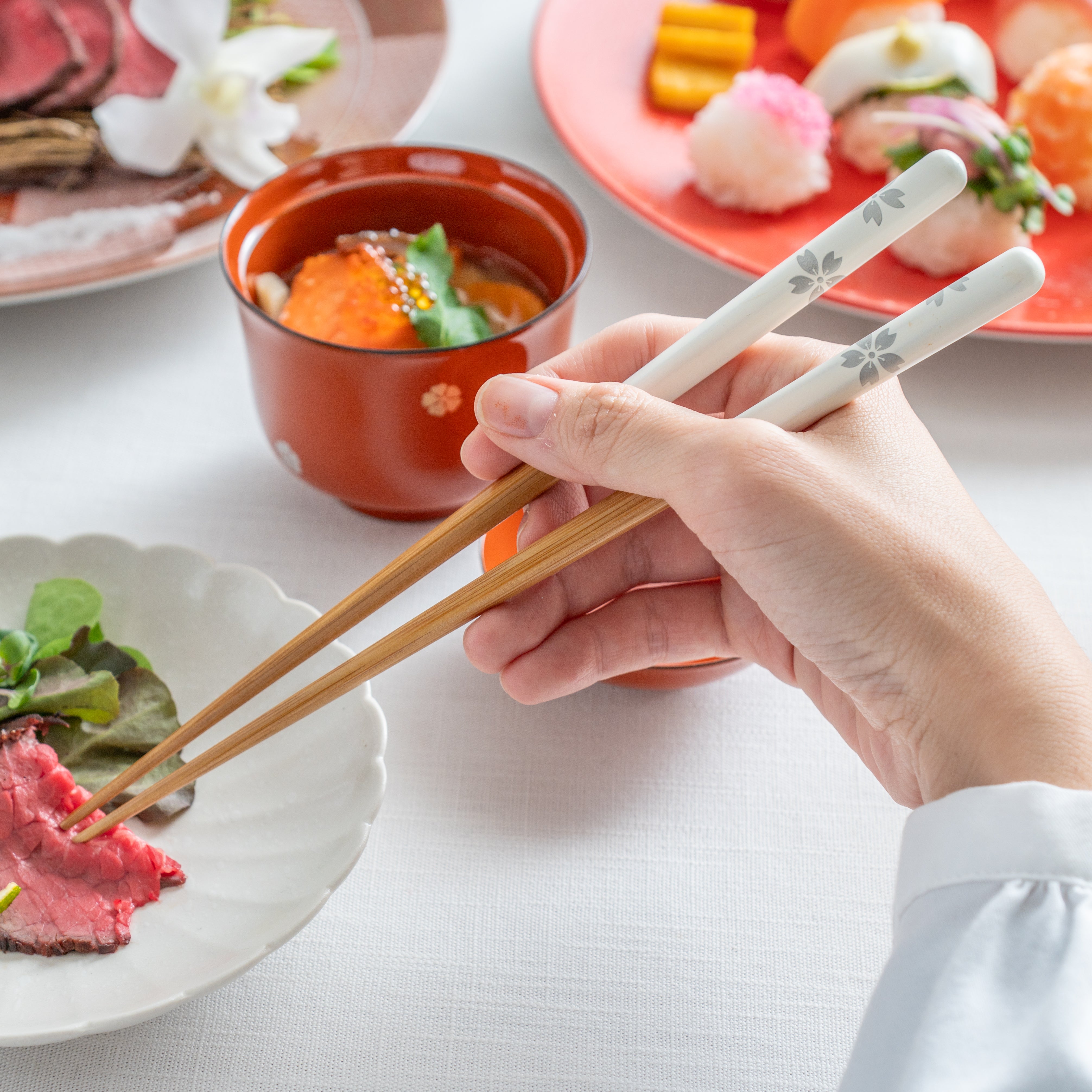 Yamachiku Nagomi Bamboo Reusable Chopsticks 23 ㎝ / 9.1 in