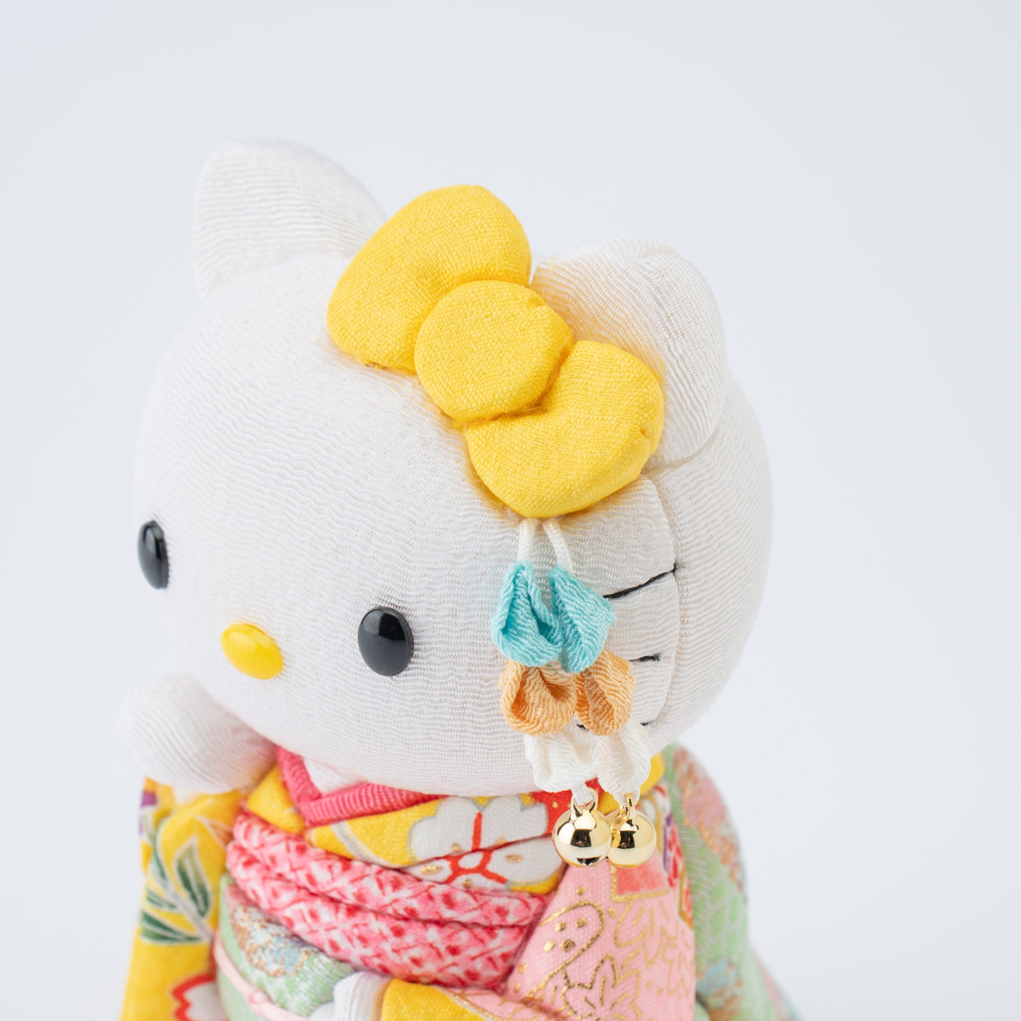 Yellow Maiko Styled Hello Kitty Lucky Cat
