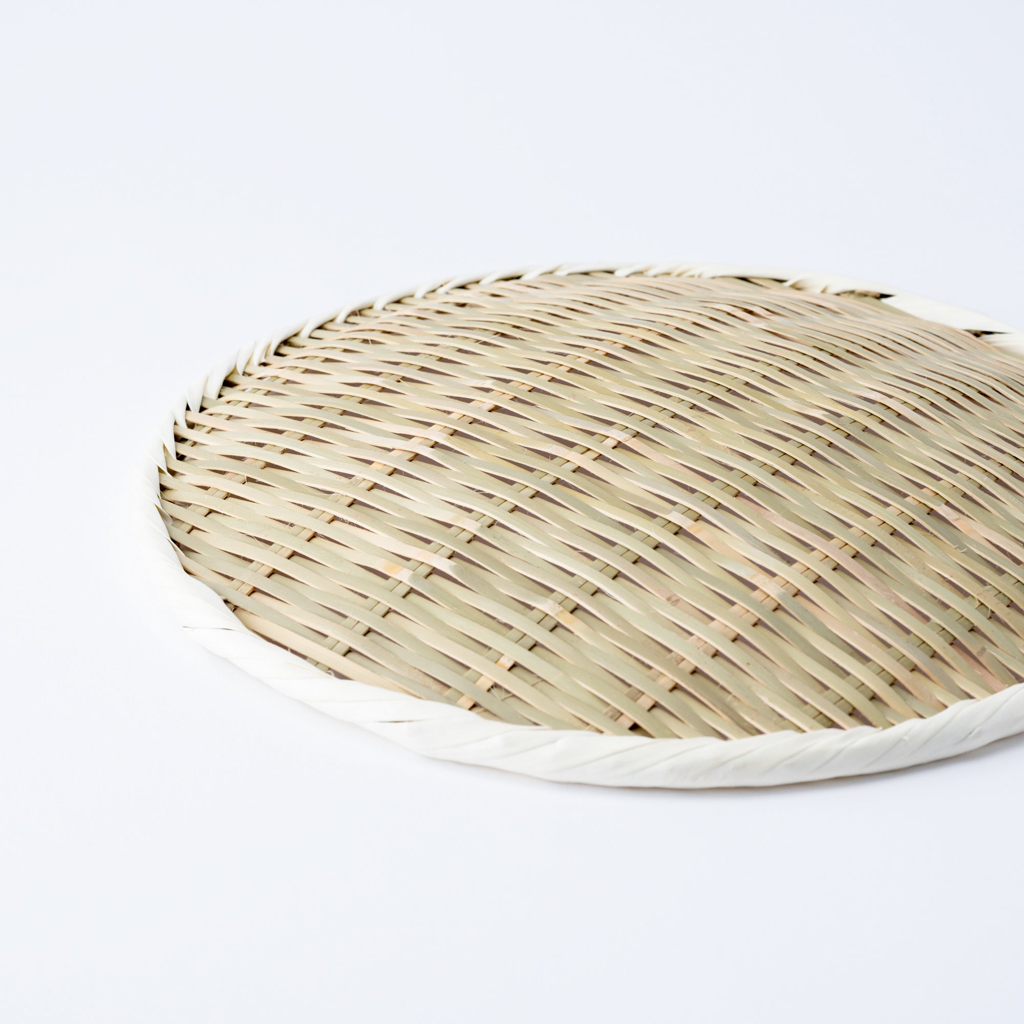 Basket Weave Bamboo Strainer