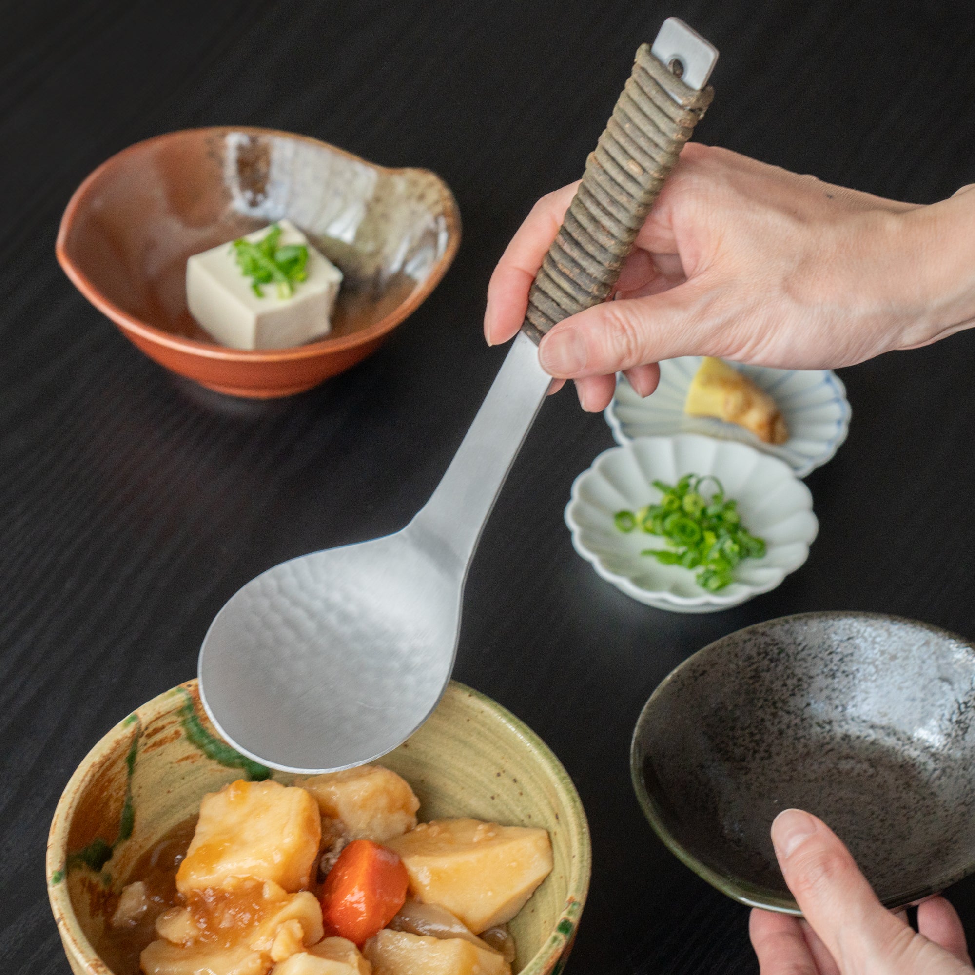 Aluminum Hammered Ladle