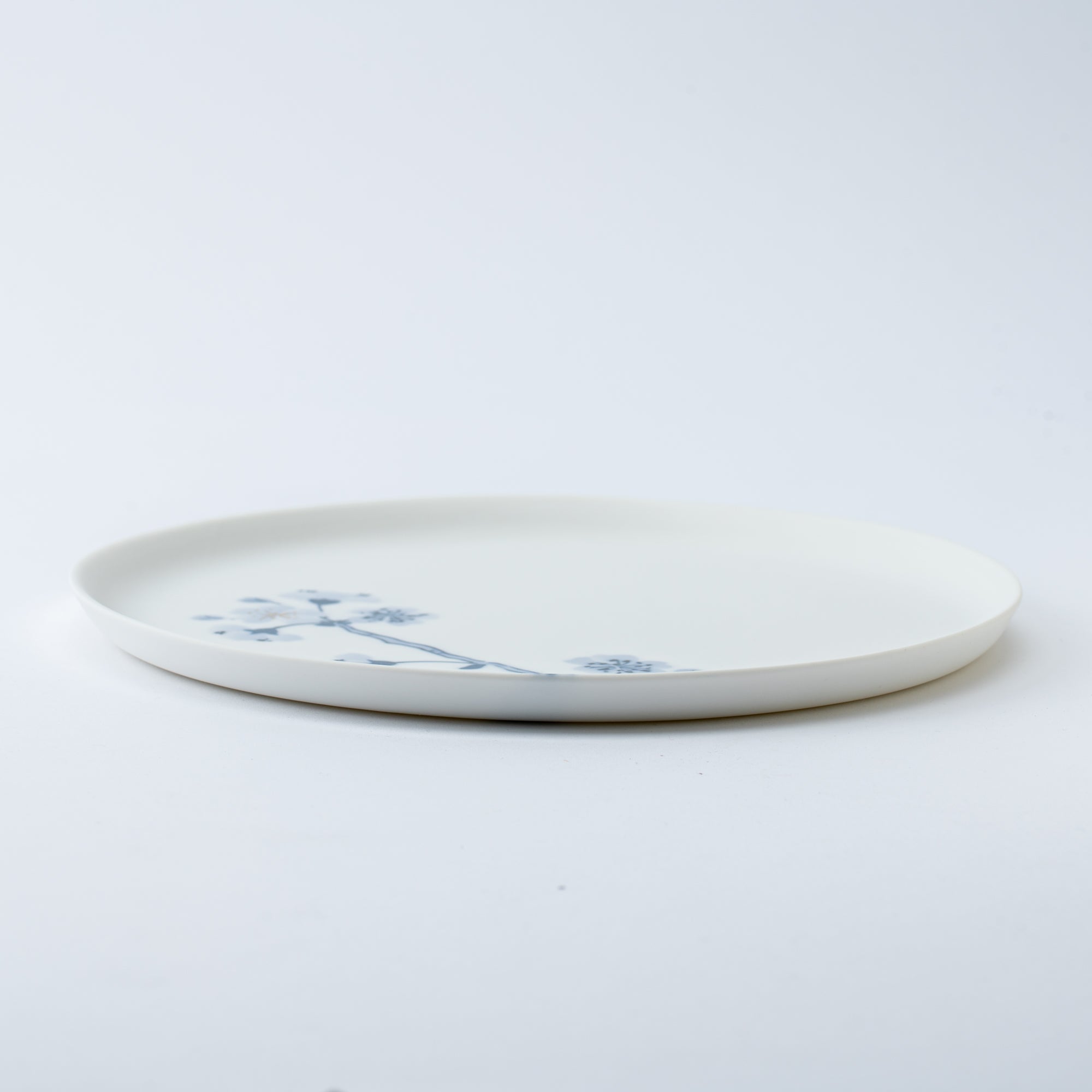 Blue Flower Sakura Dinner Plate