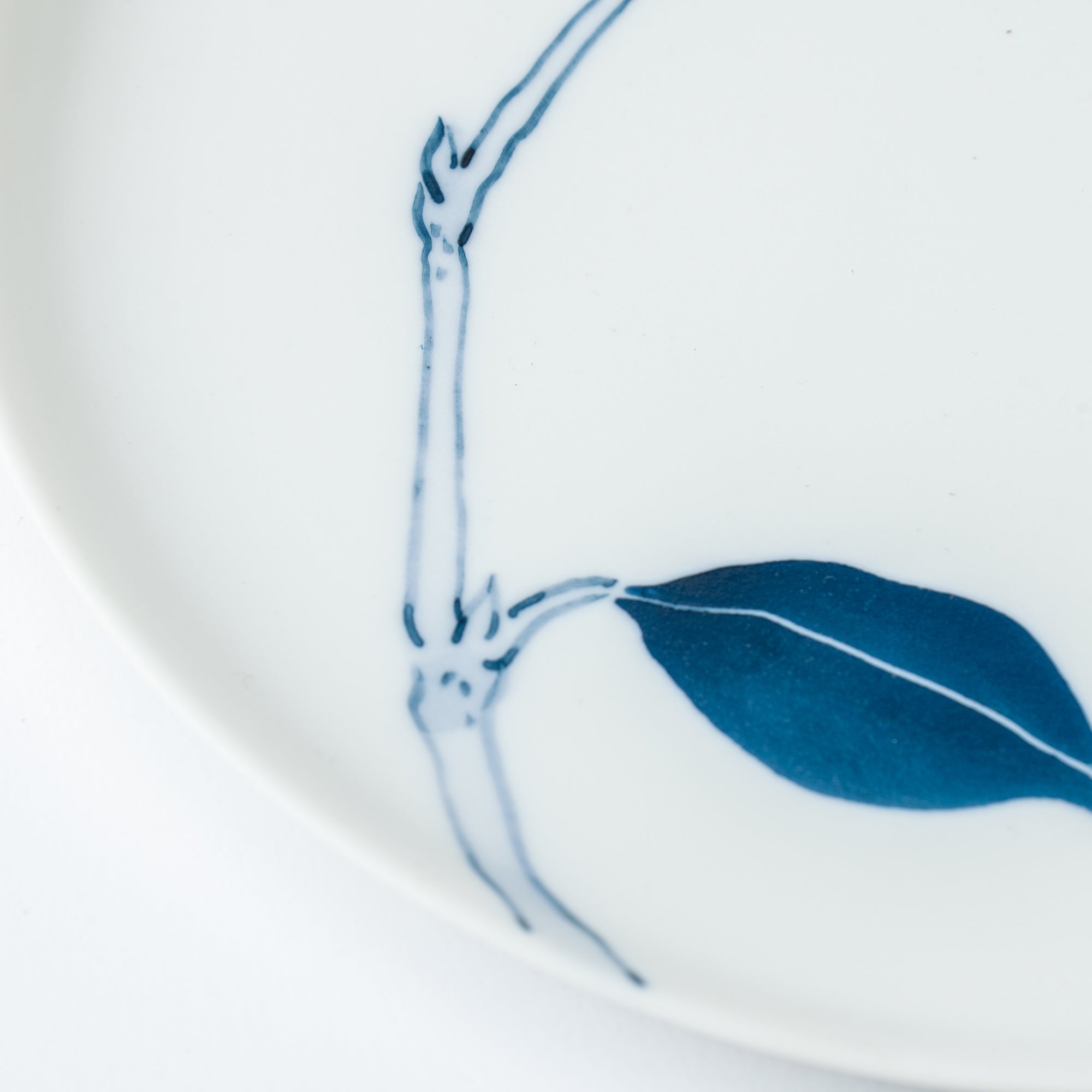 Blue Flower Camellia Side Plate