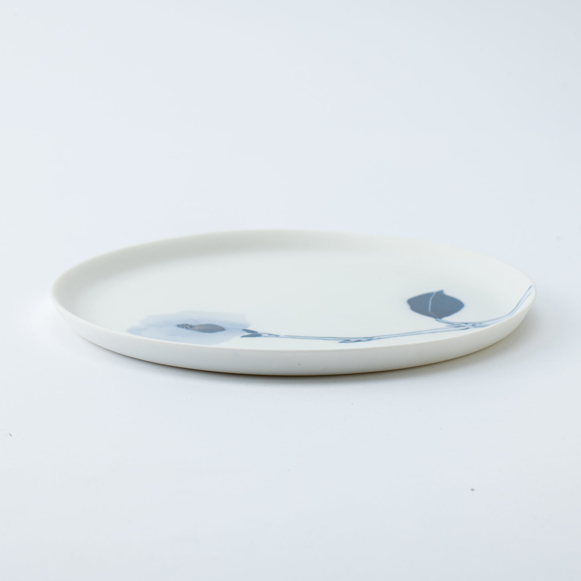 Blue Flower Camellia Side Plate