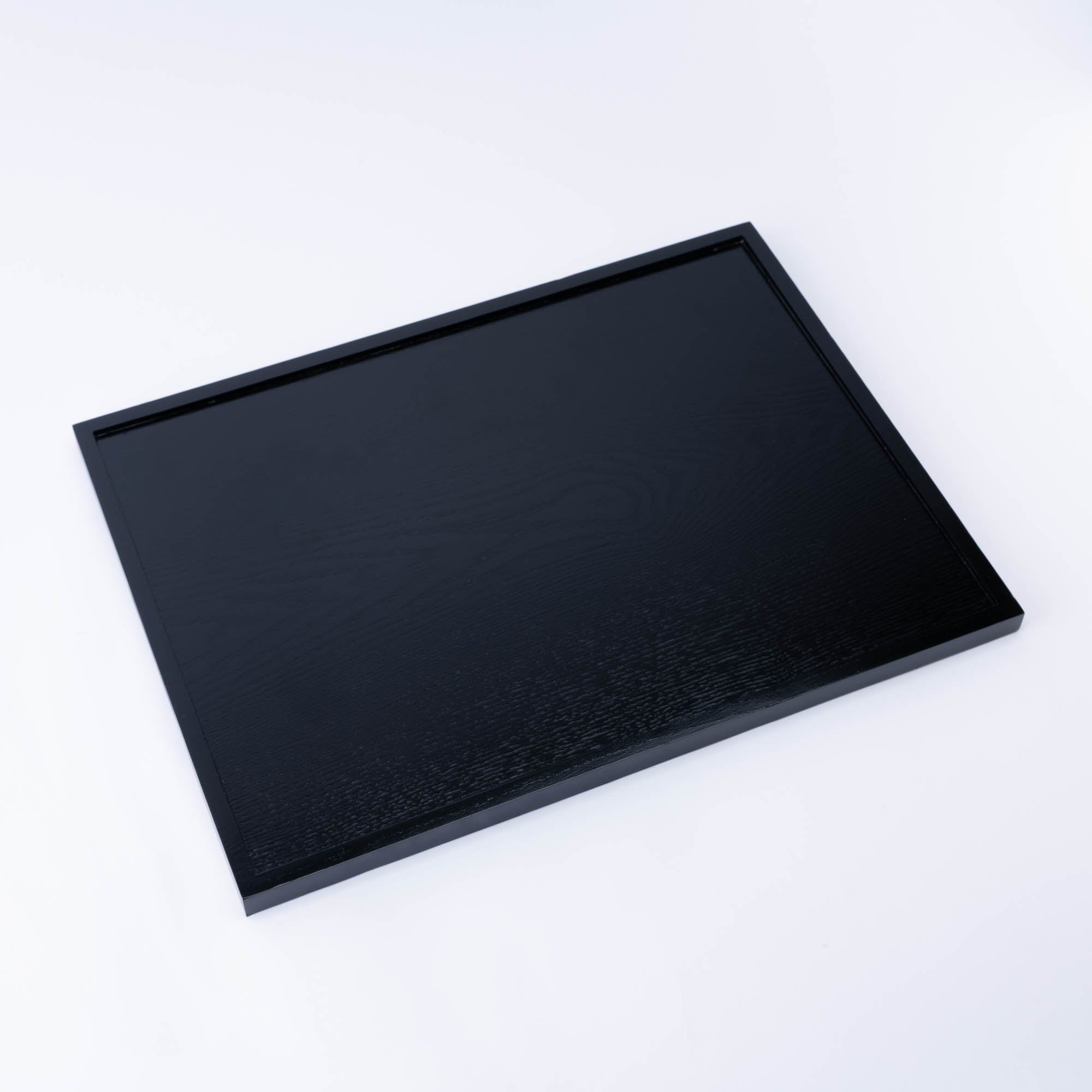 Wood Grained Lacquerware Serving Tray
