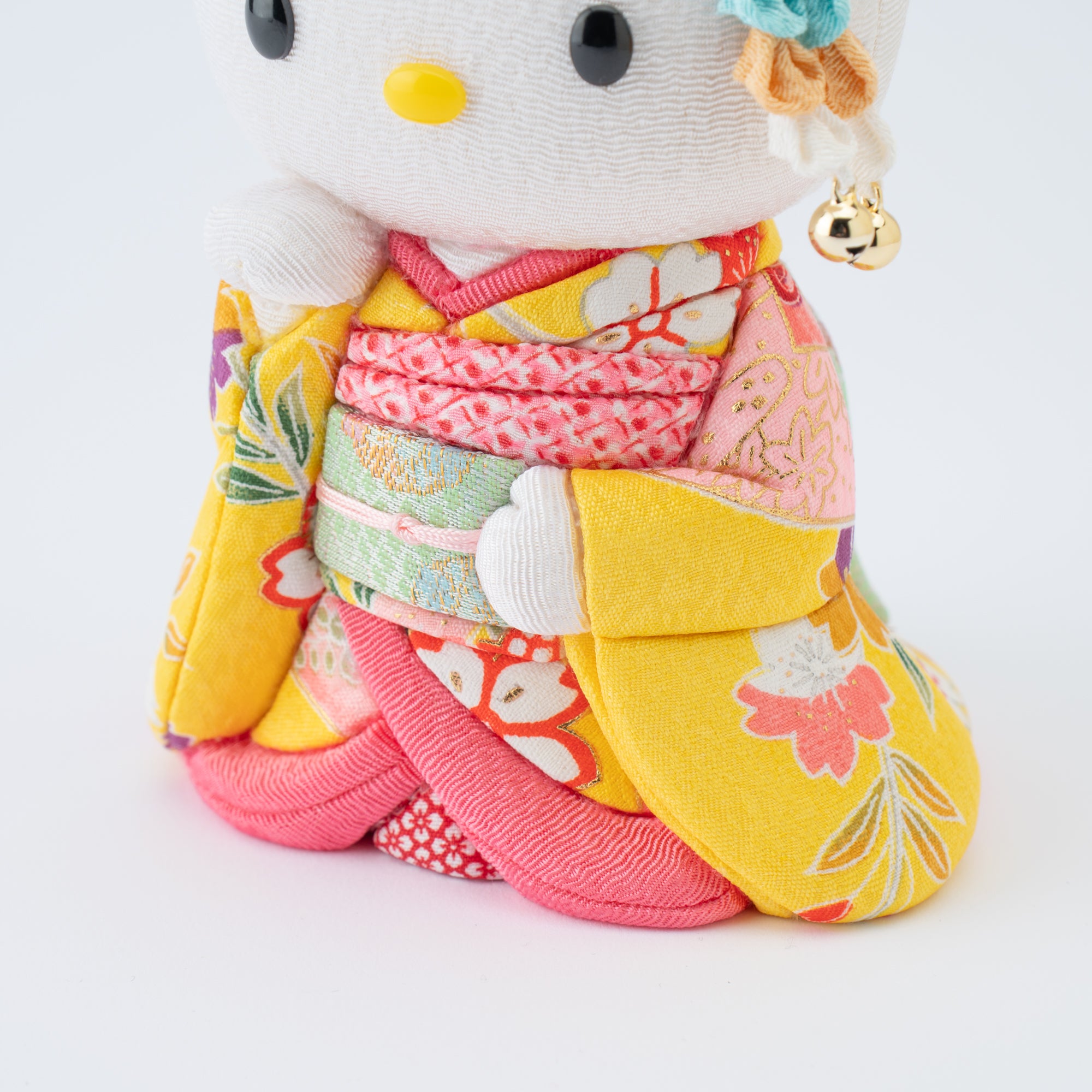 Yellow Maiko Styled Hello Kitty Lucky Cat