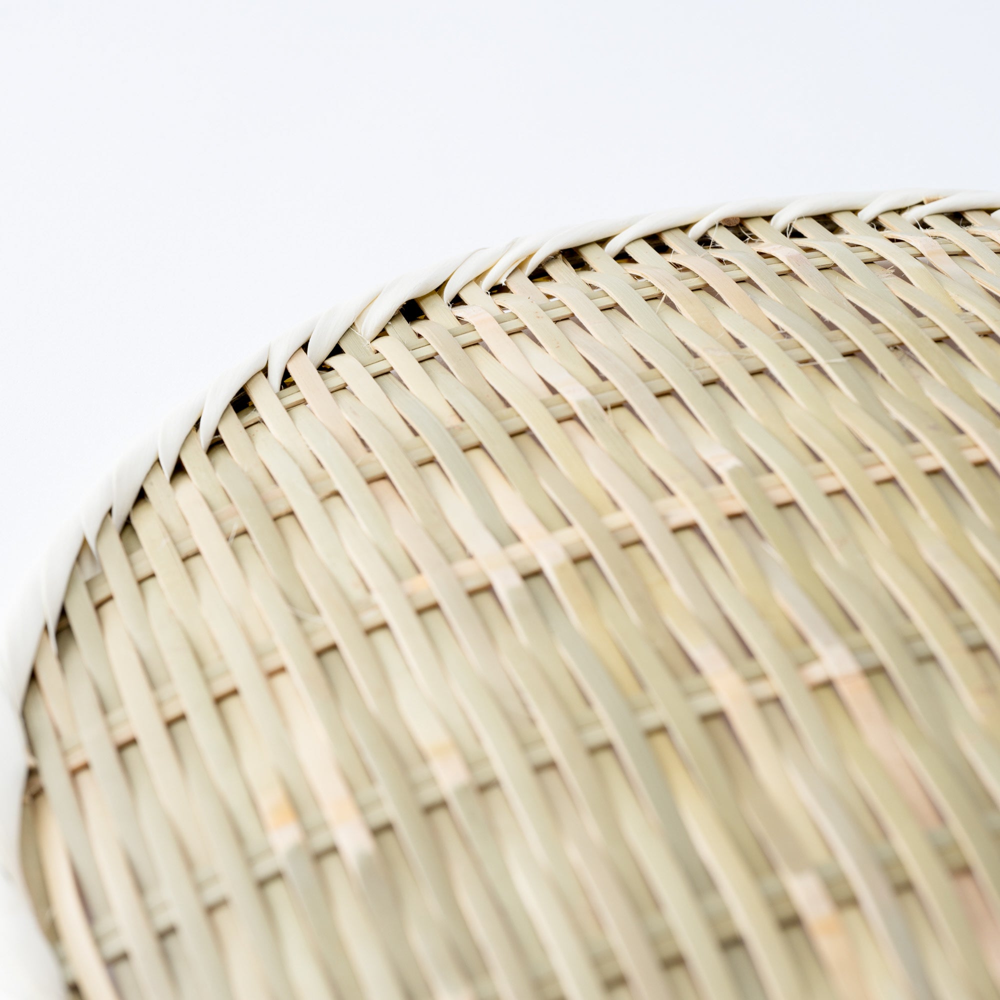 Basket Weave Bamboo Strainer