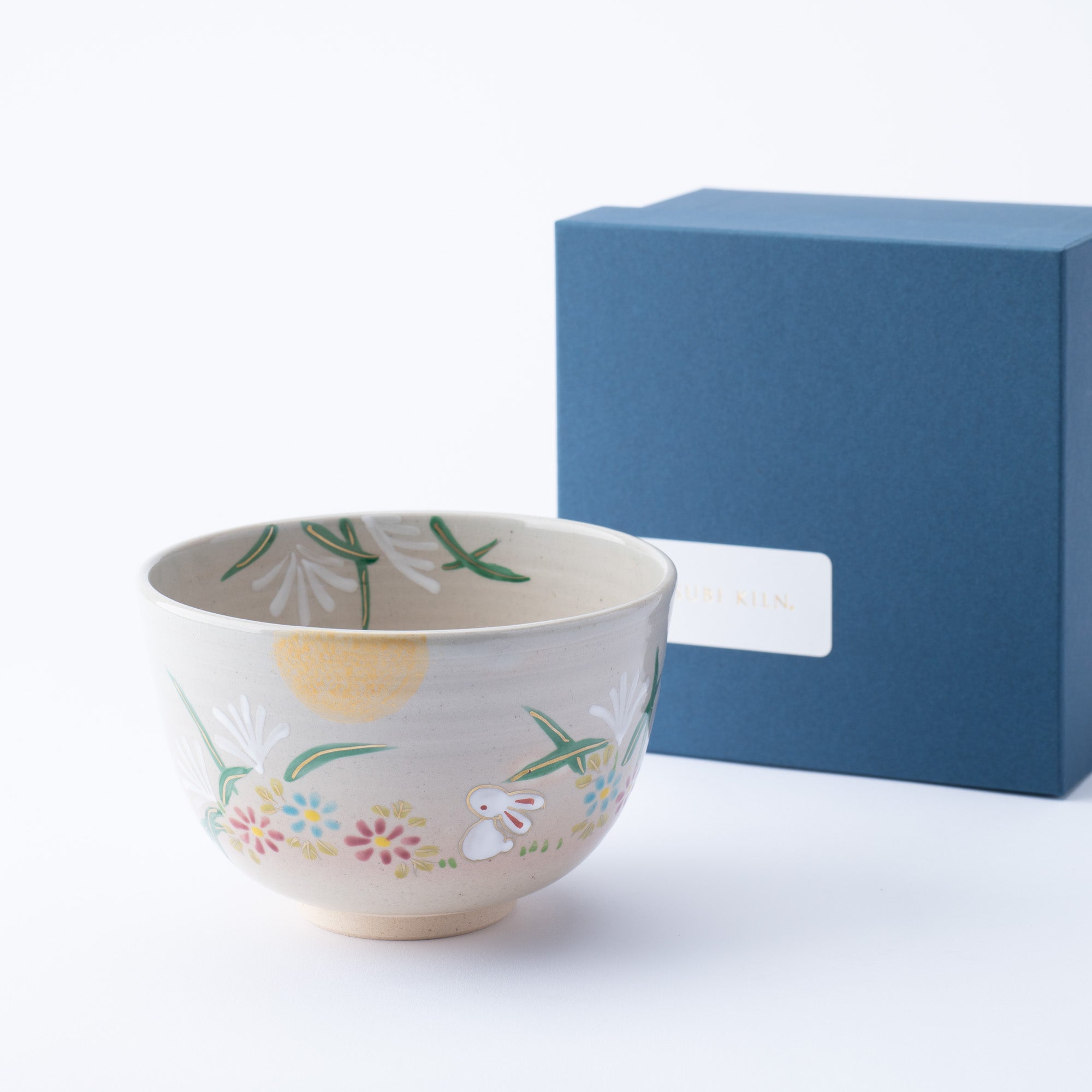Rabbit and Moon Matcha Bowl