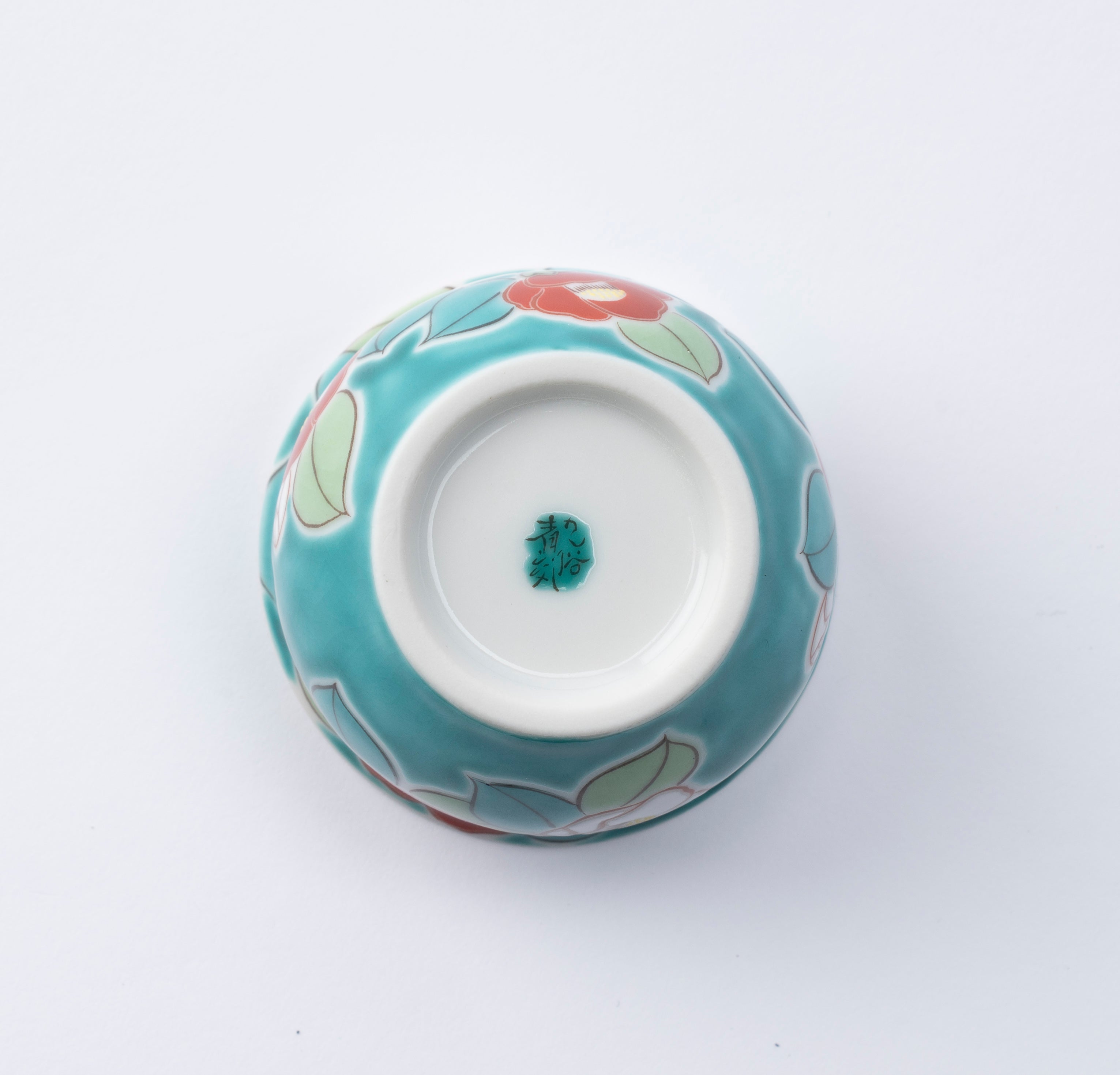 Juego de tazas de sake Ochoko con flores de temporada