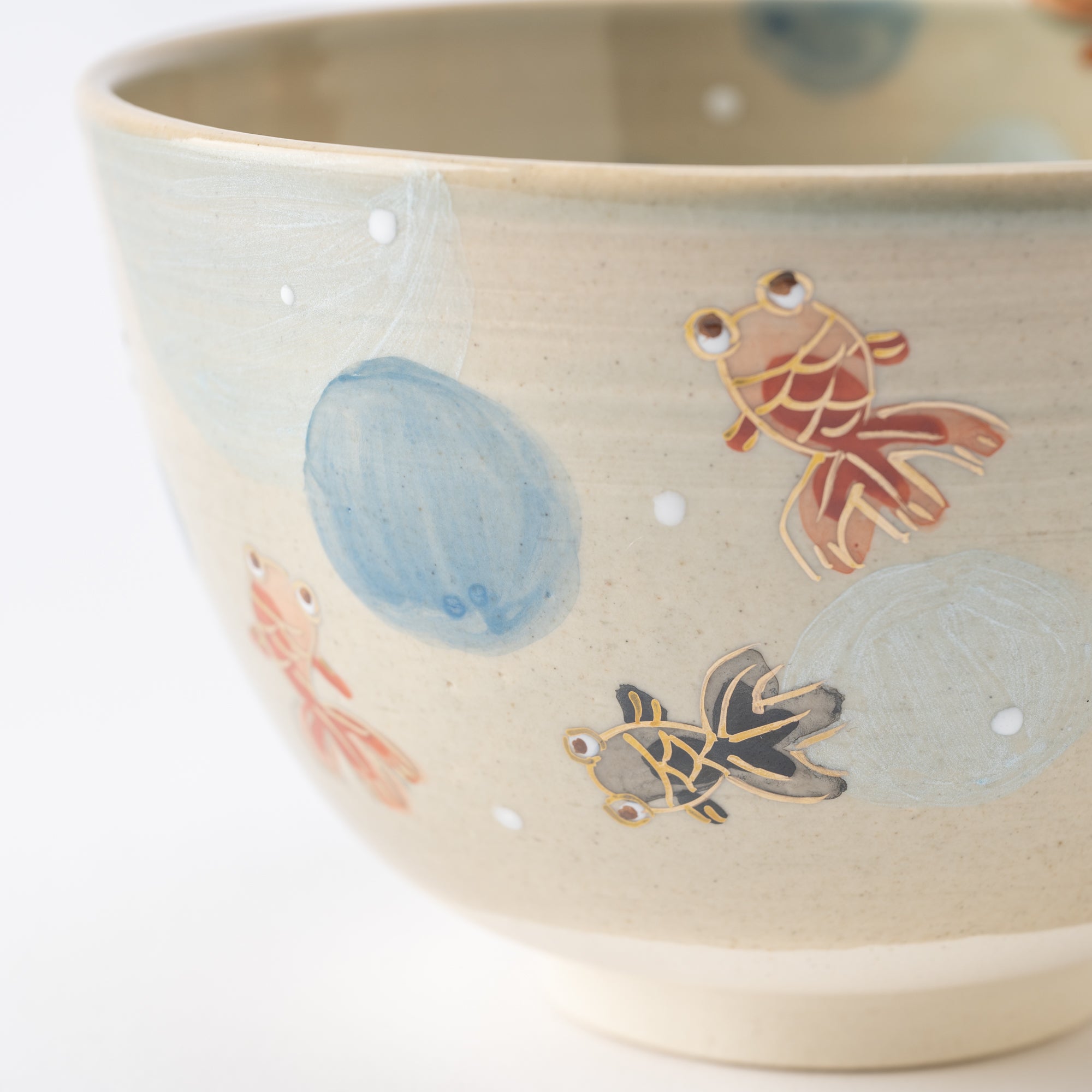 Bubbly Goldfish Matcha Bowl