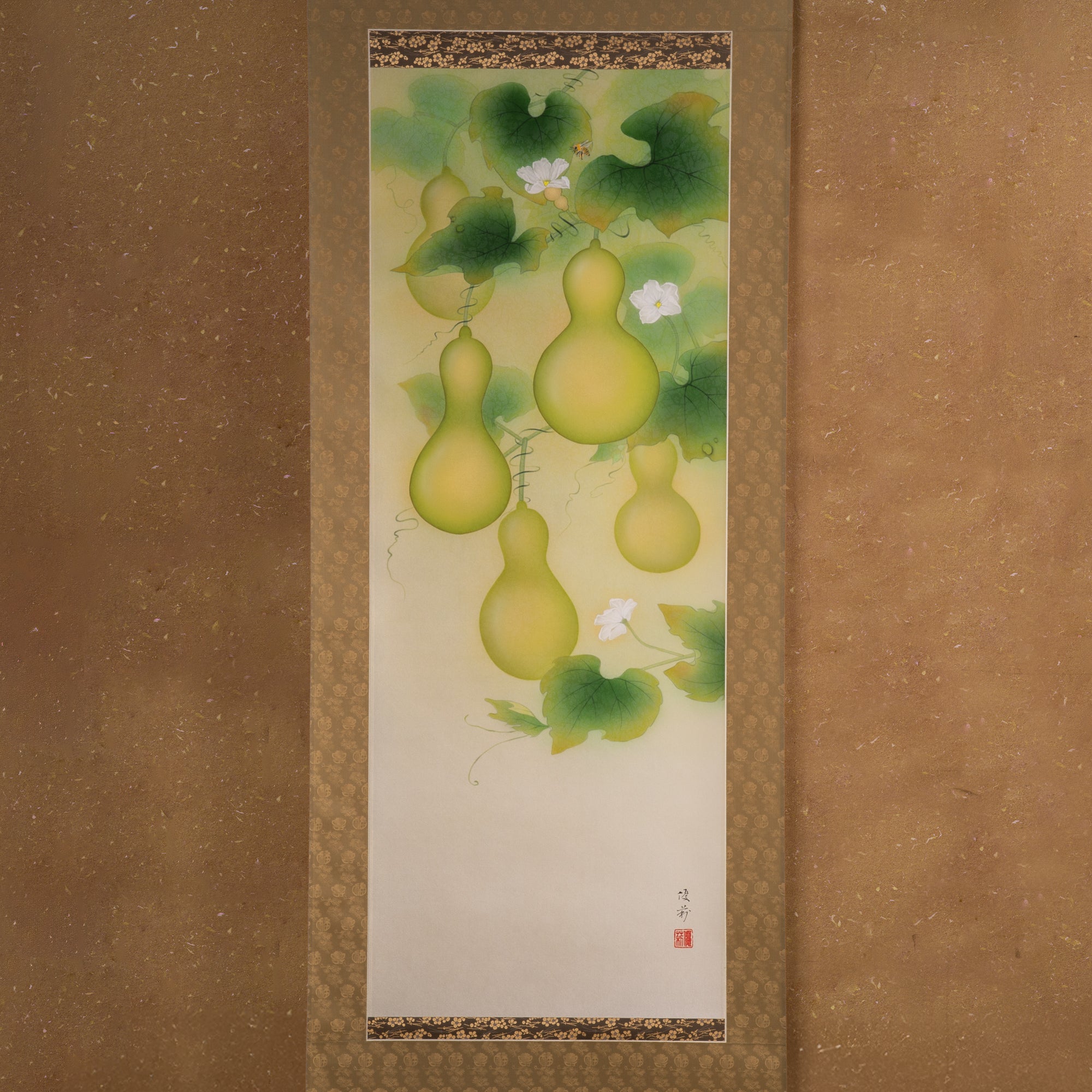 Six Gourds Kakejiku Hanging Scroll