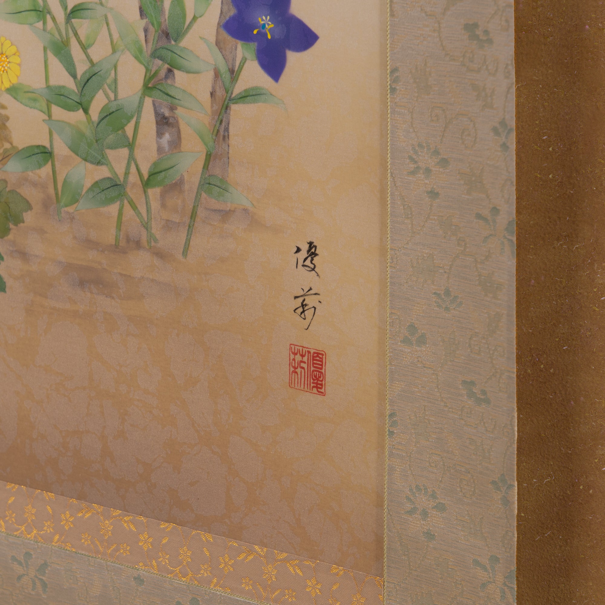 Flowers of the Four Seasons Kakejiku Hanging Scroll
