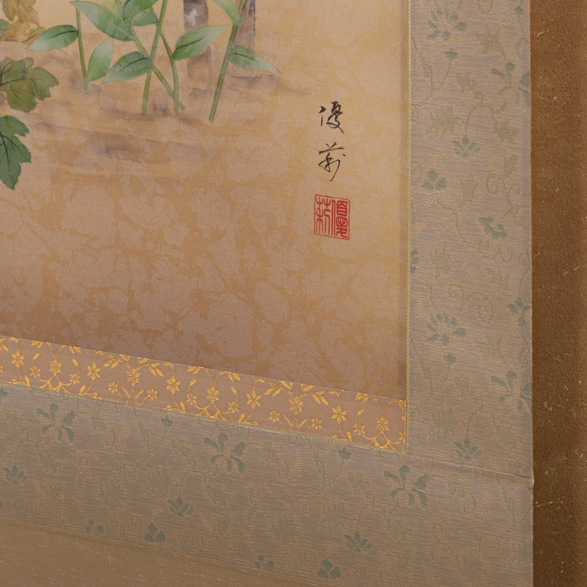 Flowers of the Four Seasons Kakejiku Hanging Scroll