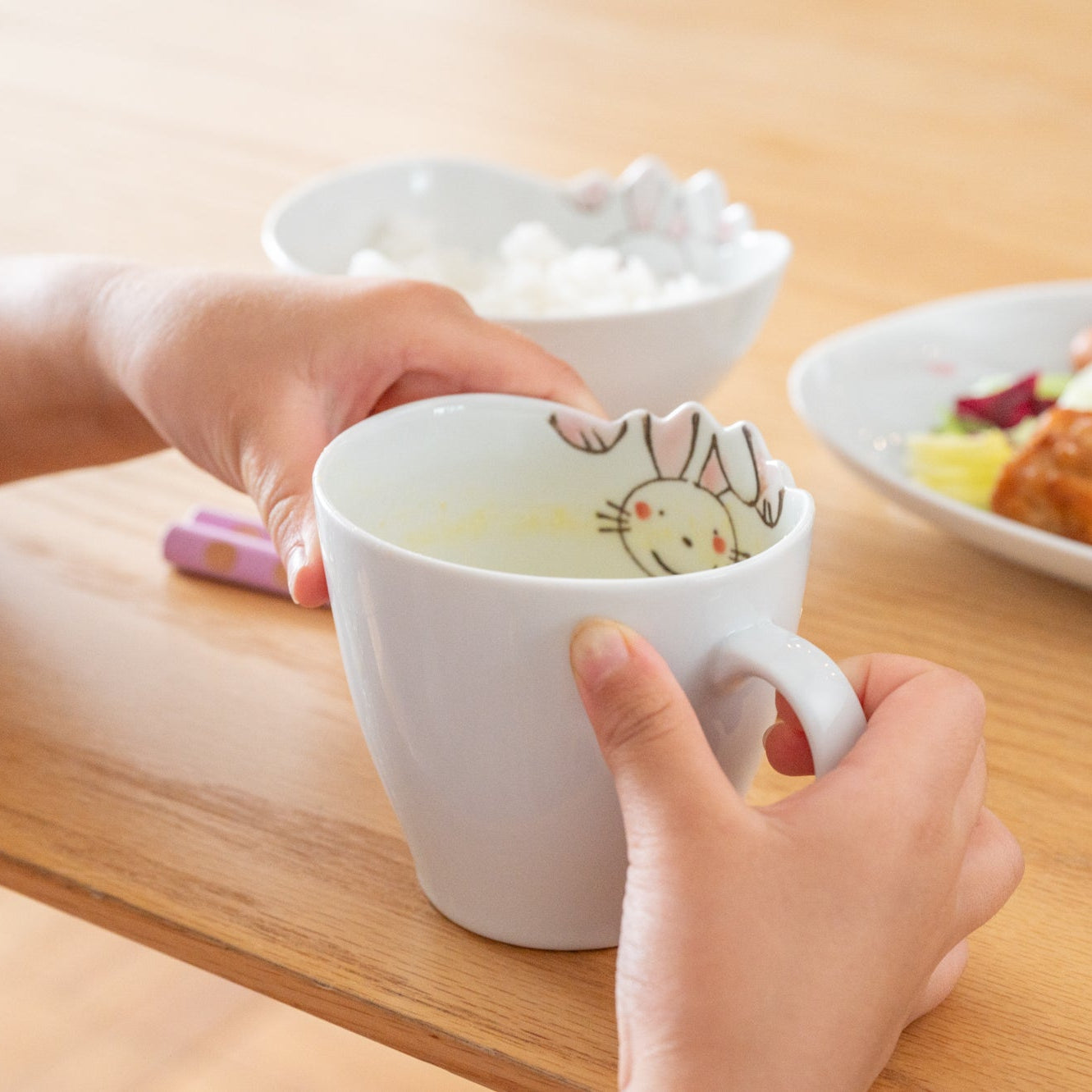 Tiny Diners Wave Kids Dinnerware Set