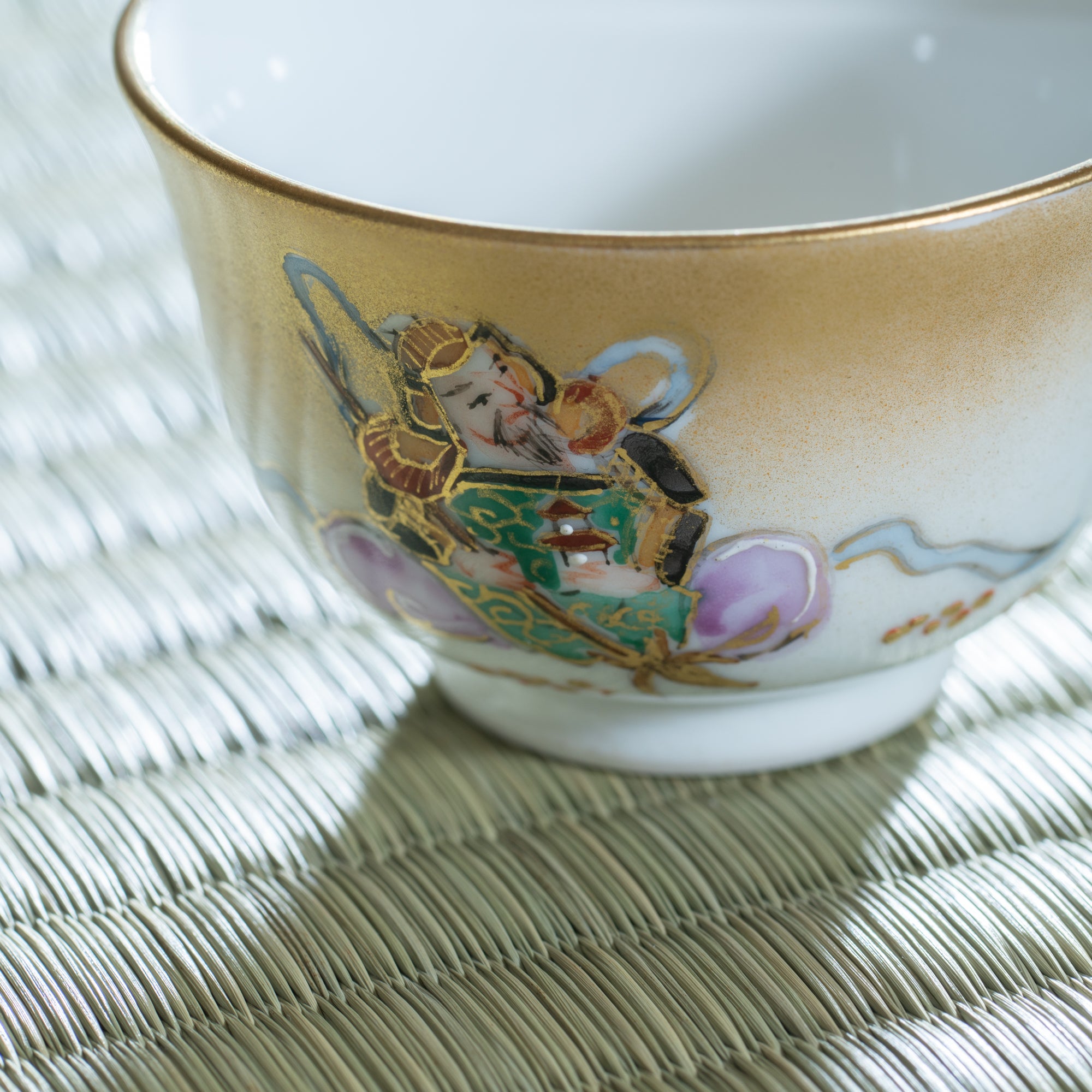 Seven Lucky Gods Houhin Japanese Teapot Set with 5 Teacups