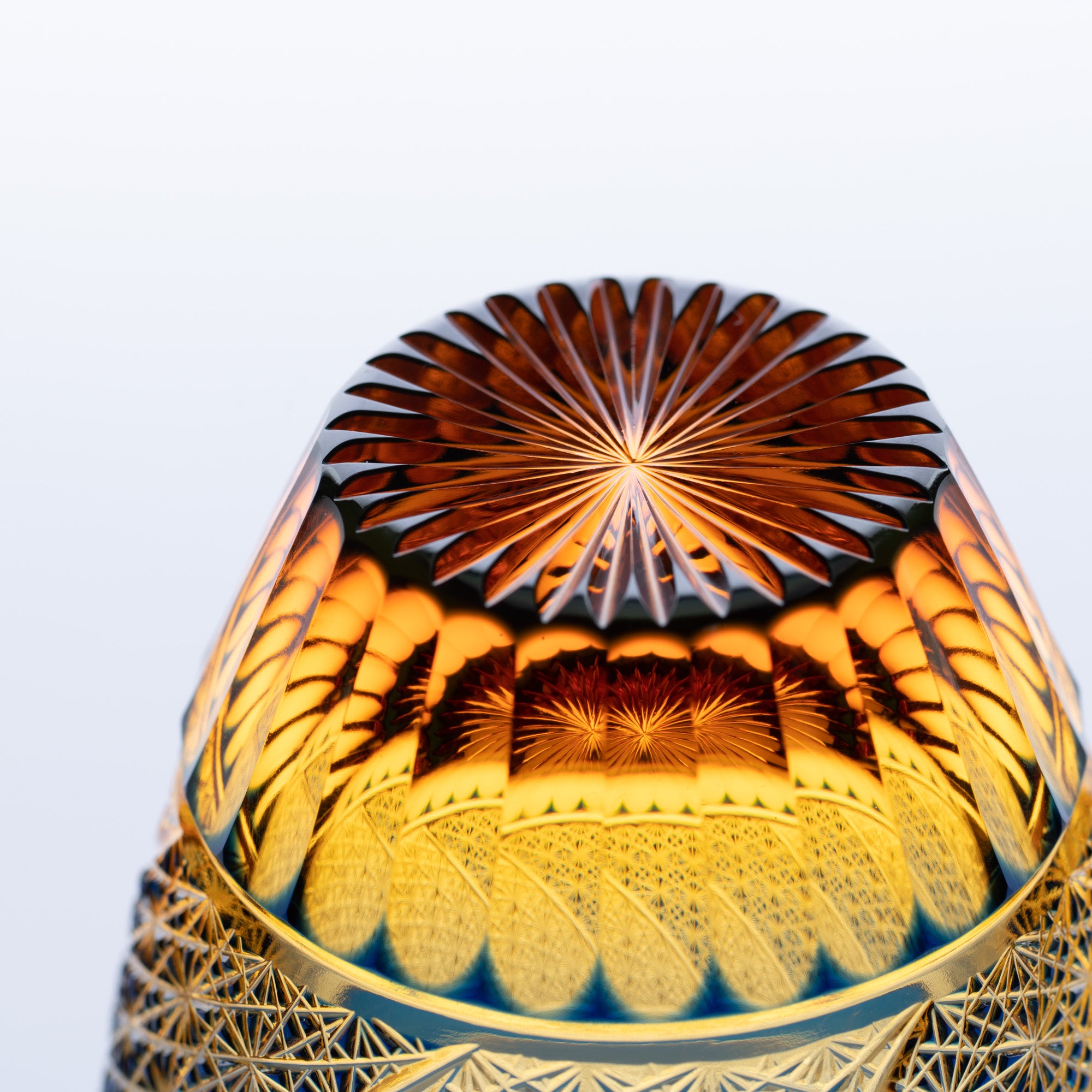 Amber Katakuchi Sake Carafe