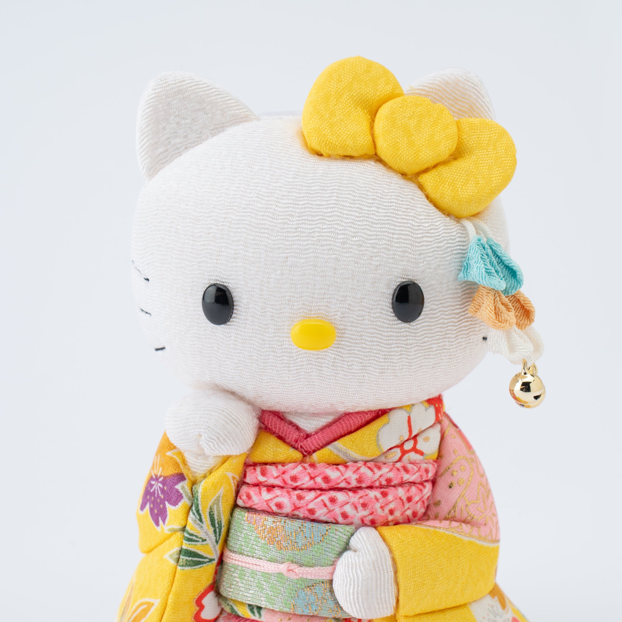 Yellow Maiko Styled Hello Kitty Lucky Cat