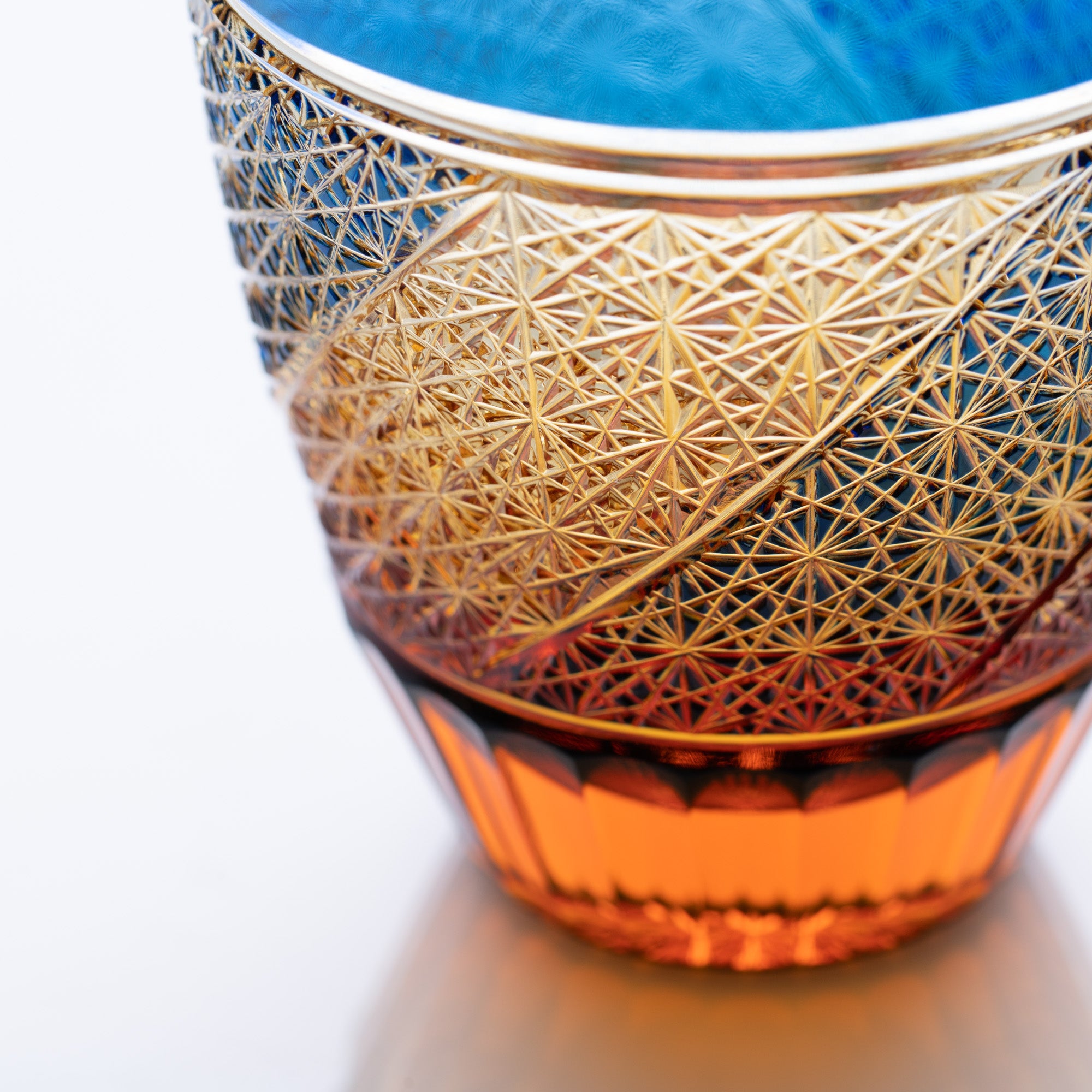 Amber Katakuchi Sake Carafe
