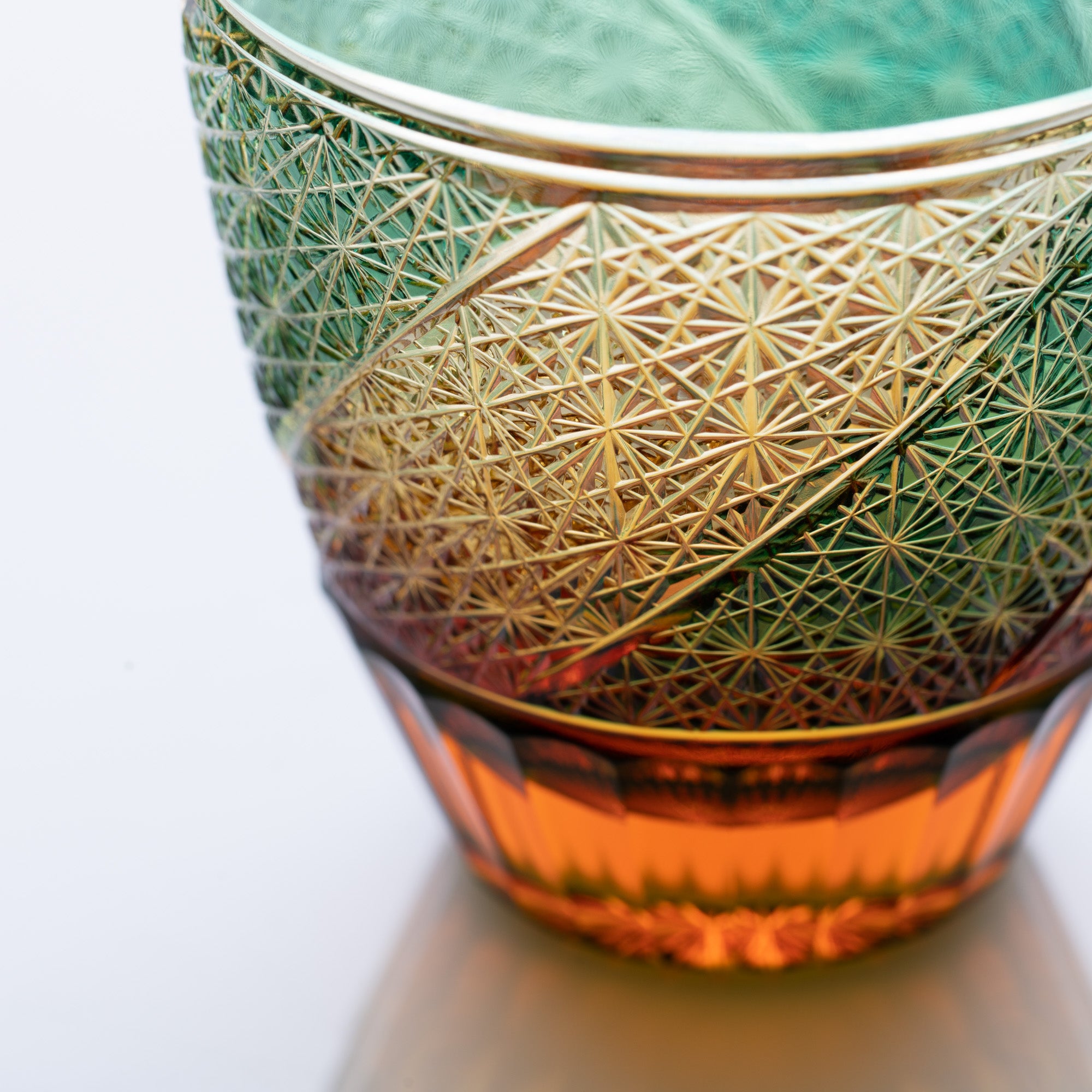 Amber Katakuchi Sake Carafe