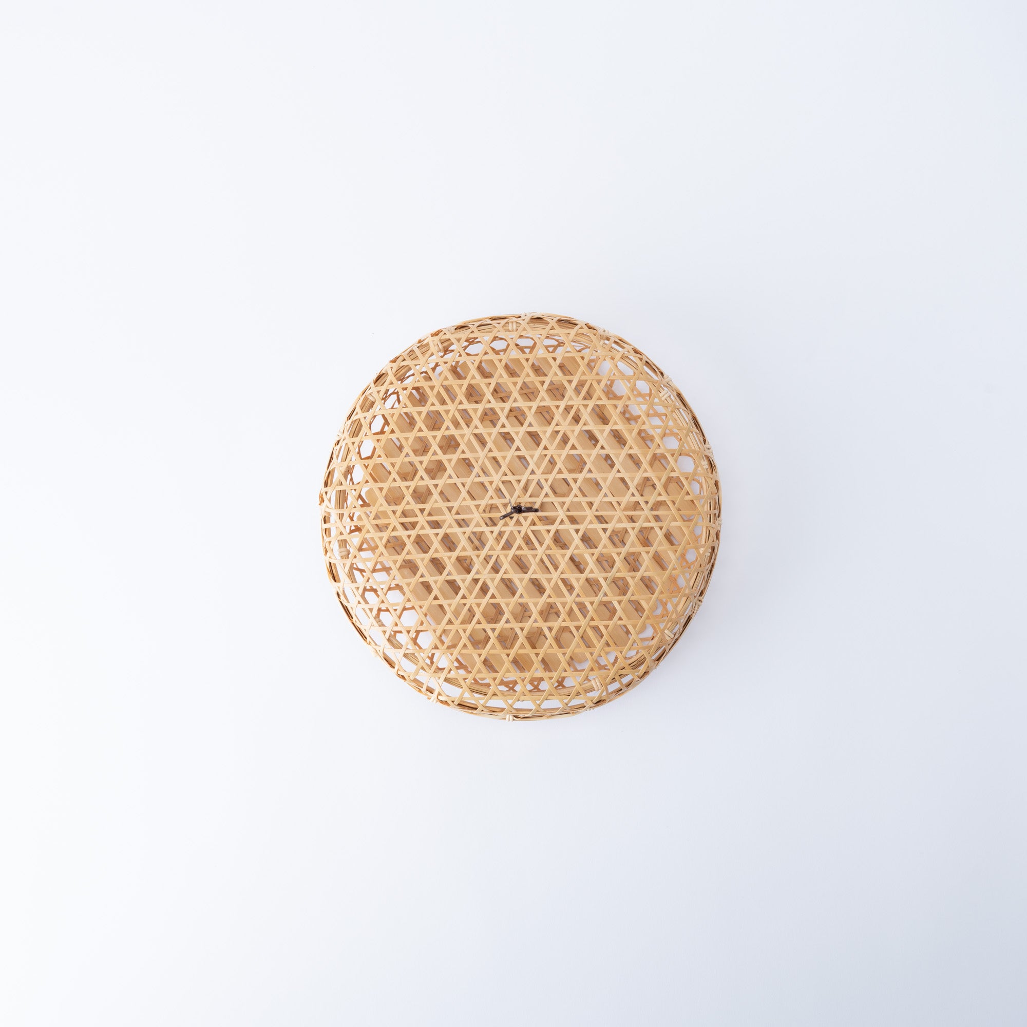 Hexagon Weave Bamboo Basket with Lid