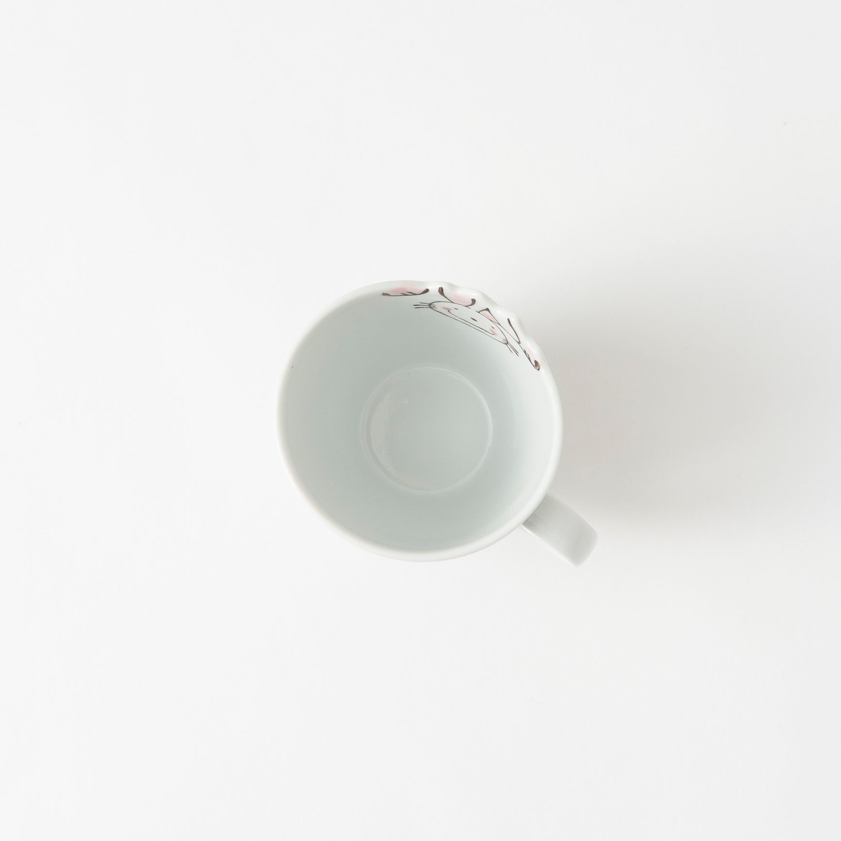 Tasse à vagues de chat