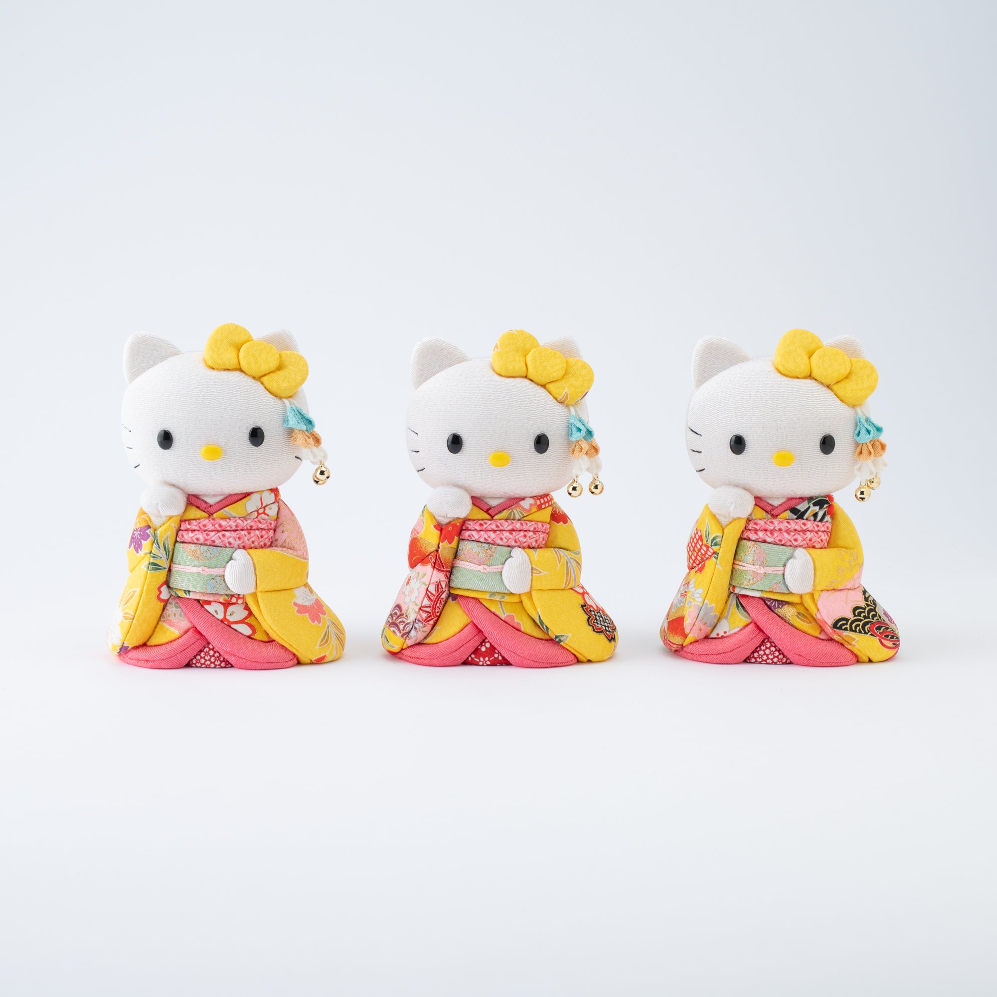 Yellow Maiko Styled Hello Kitty Lucky Cat