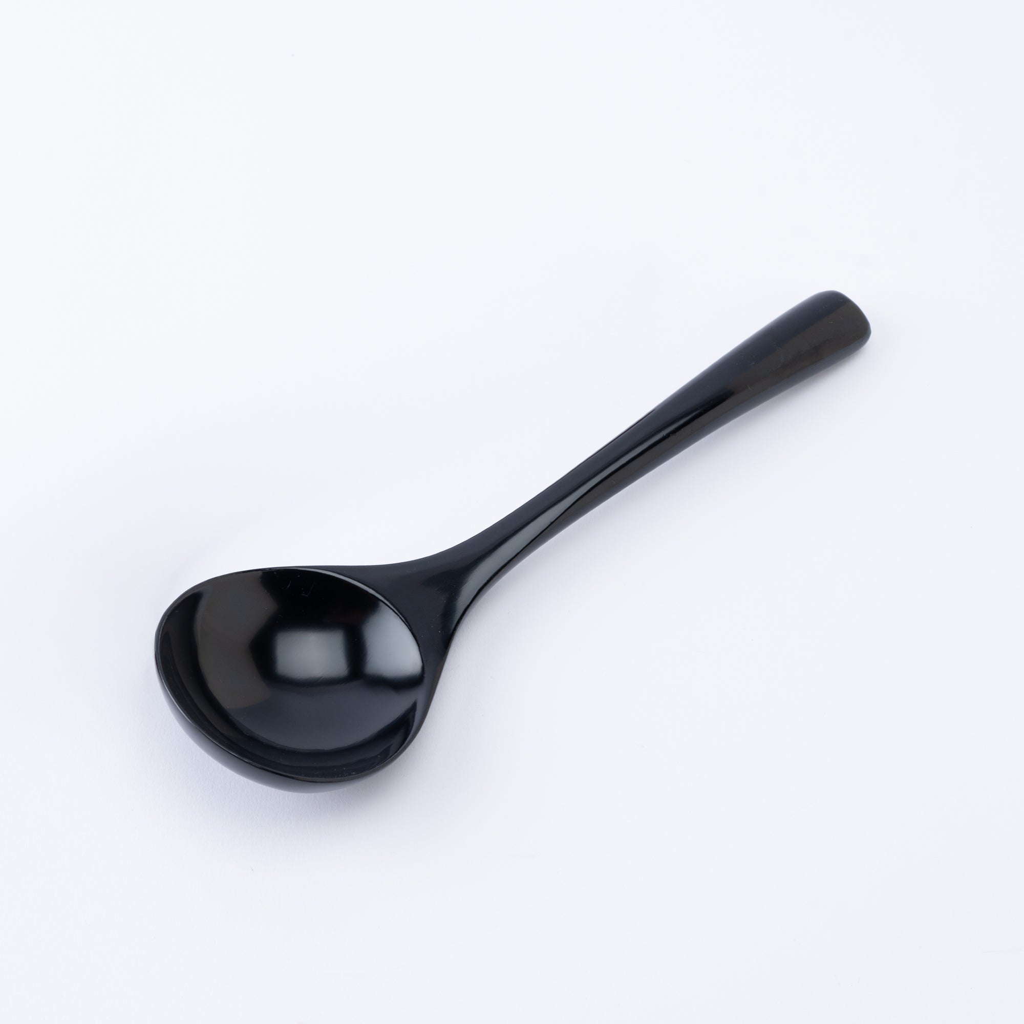 Round Grossy Lacquered Ramen Spoon