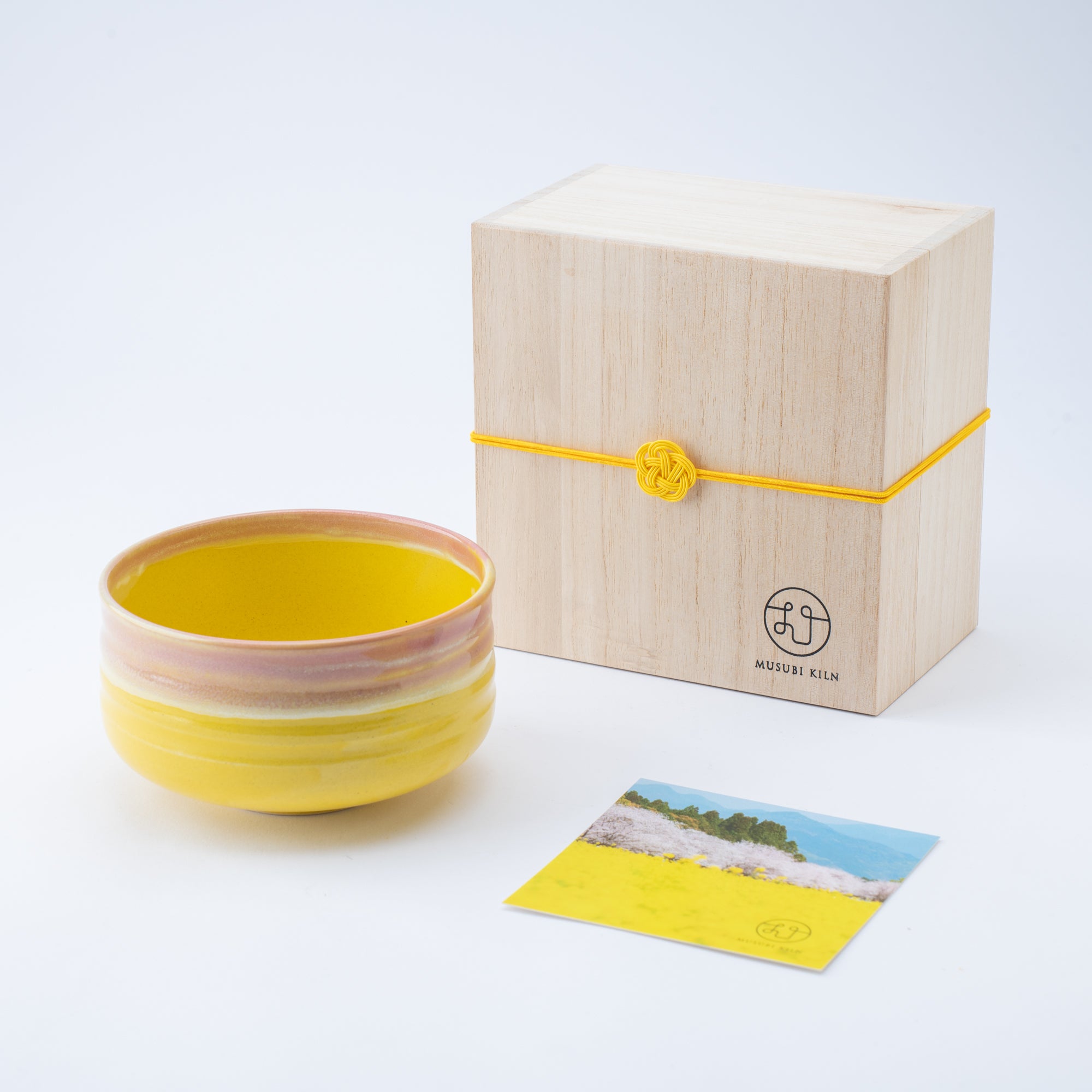 Blossom & Golden Yellow Matcha Bowl
